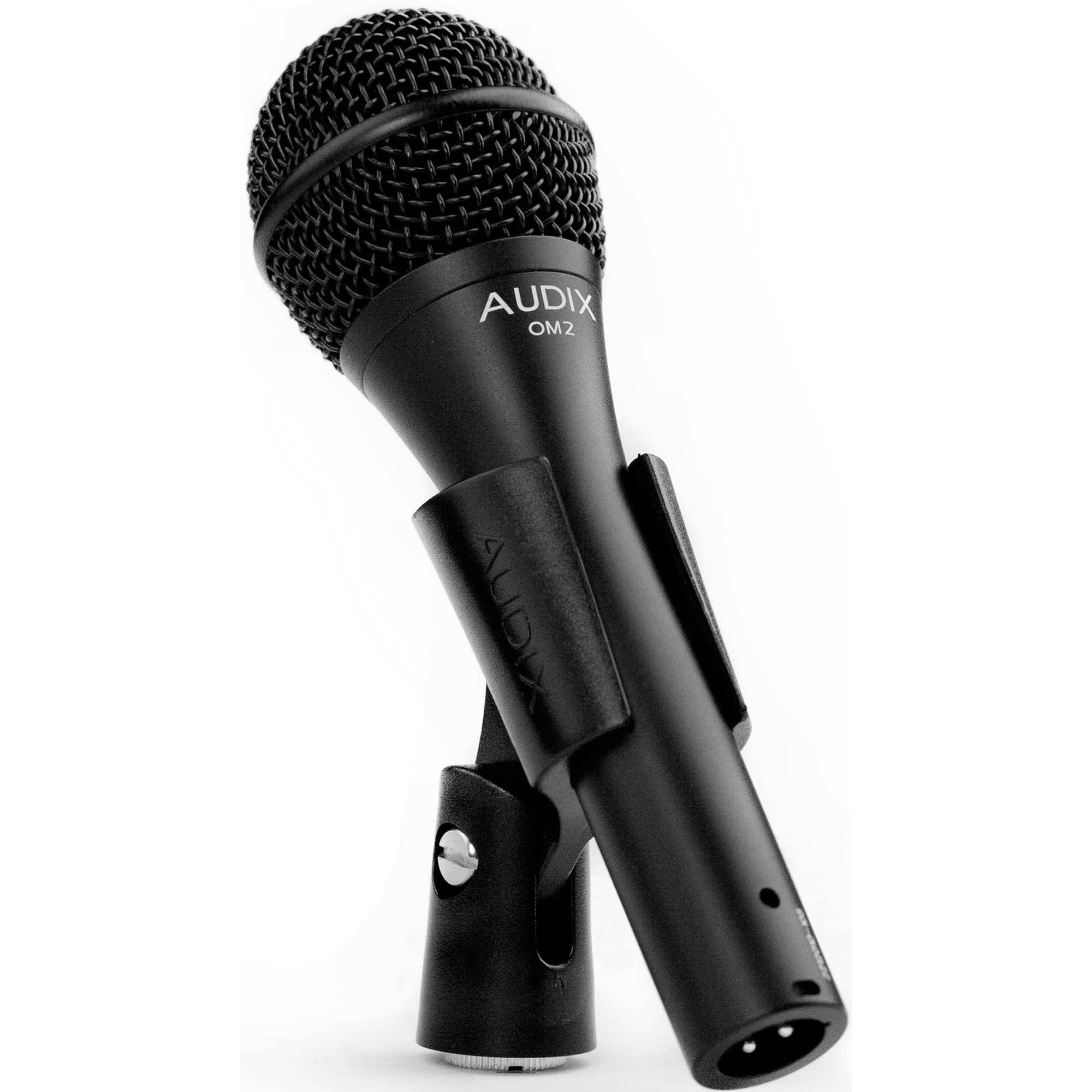Audix OM2 Handheld Hypercardioid Dynamic Vocal Microphone with FREE 20' XLR Cable