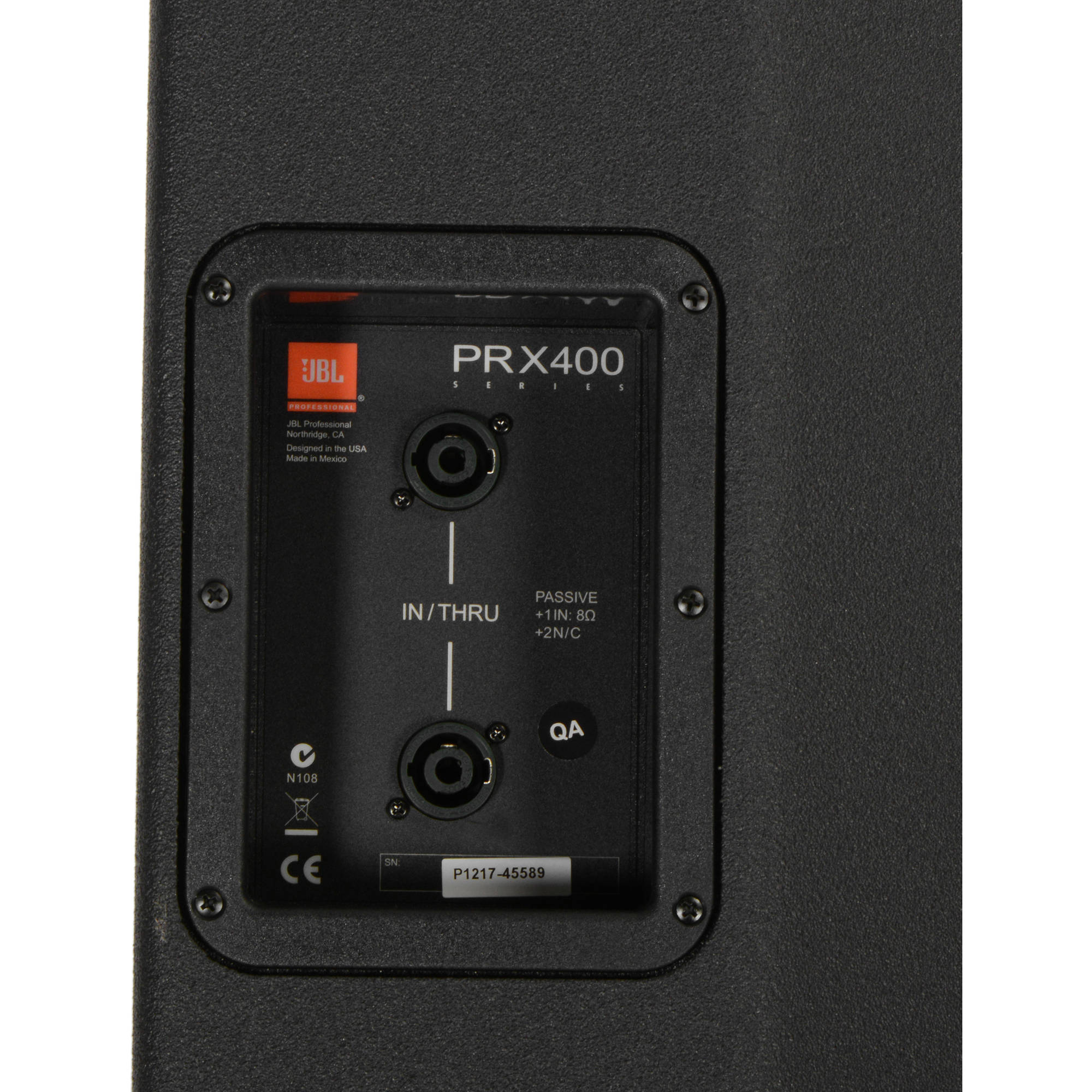 JBL PRX412M Two-Way 12" Passive Speaker (Black)