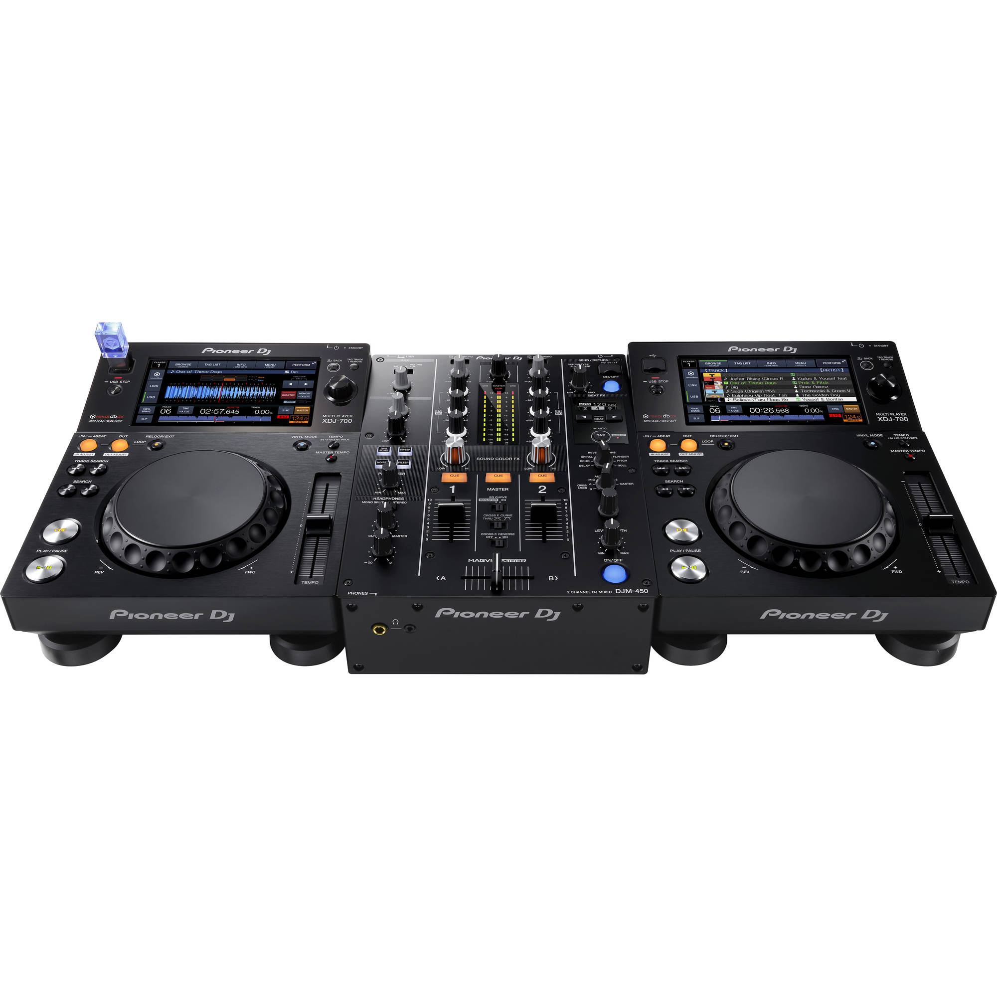 Pioneer DJ DJM-450 2-Channel DJ Mixer with FX