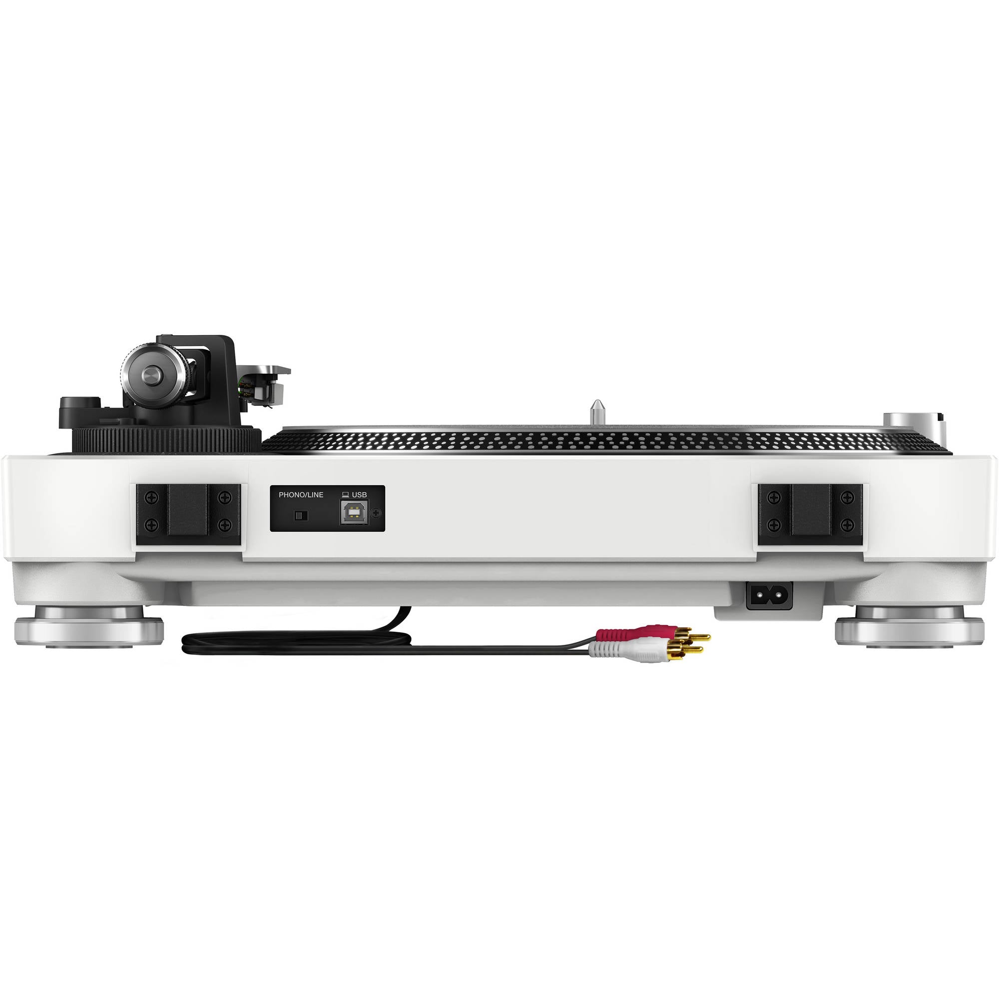 Pioneer DJ PLX-500-W High-Torque, Direct-Drive Turntable (White)