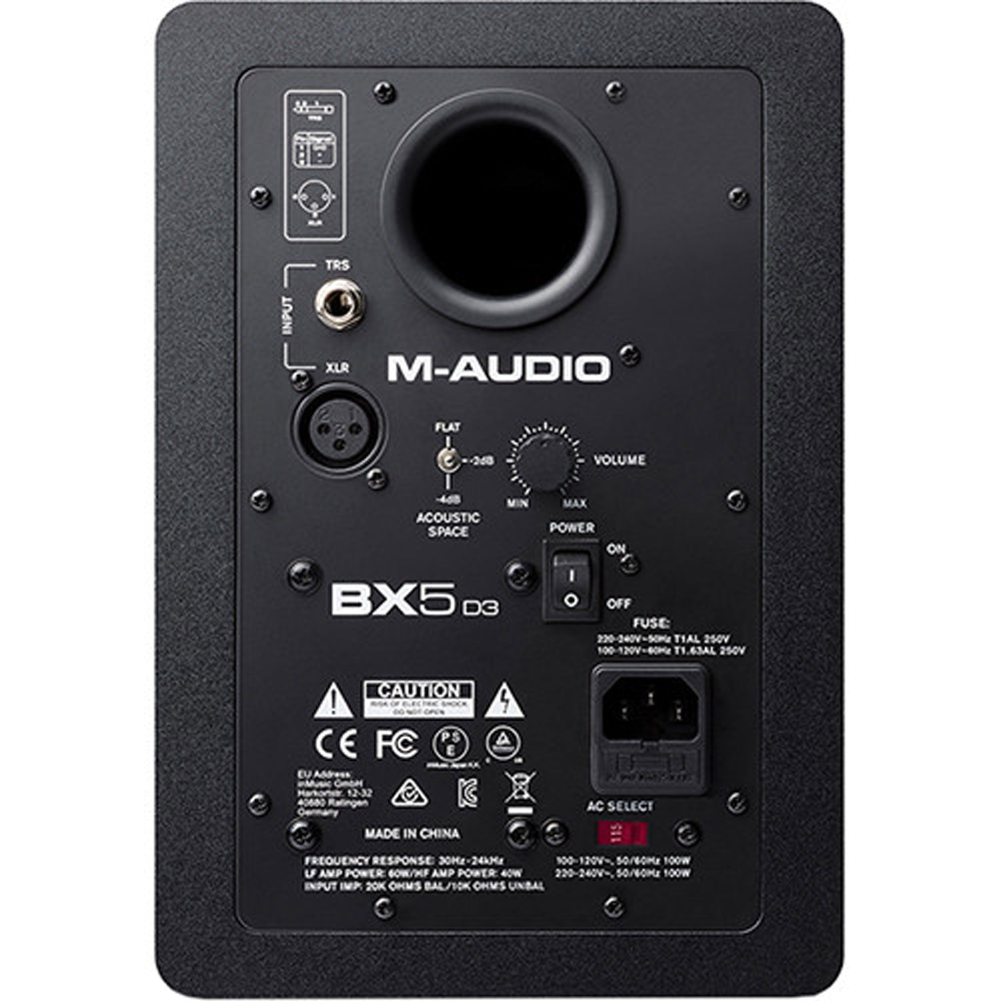 M-Audio BX5 D3 5" 2-Way 100W Powered Studio Monitor (Single)