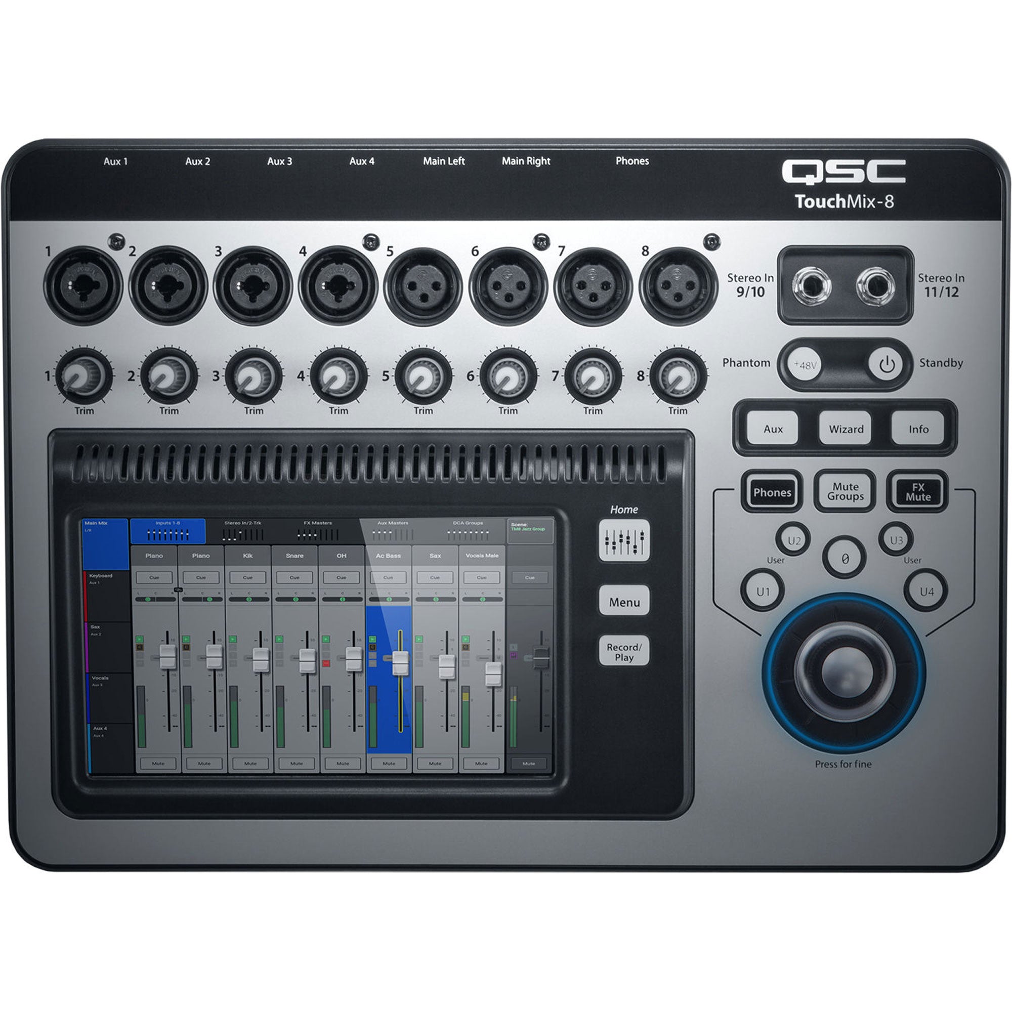 QSC TouchMix-8 Compact Digital Mixer