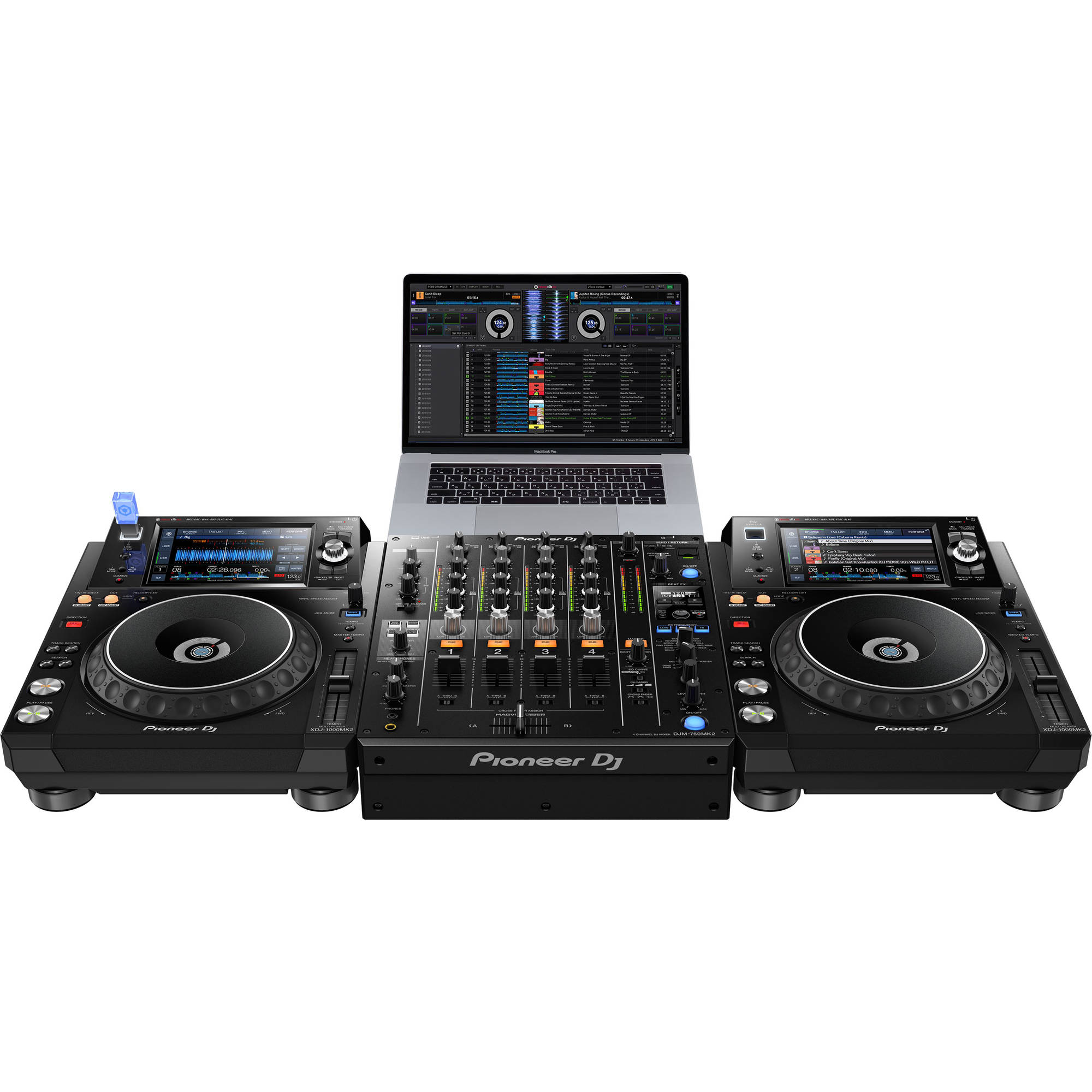 Pioneer DJ DJM-750MK2 4-Channel Professional DJ Club Mixer with USB Soundcard