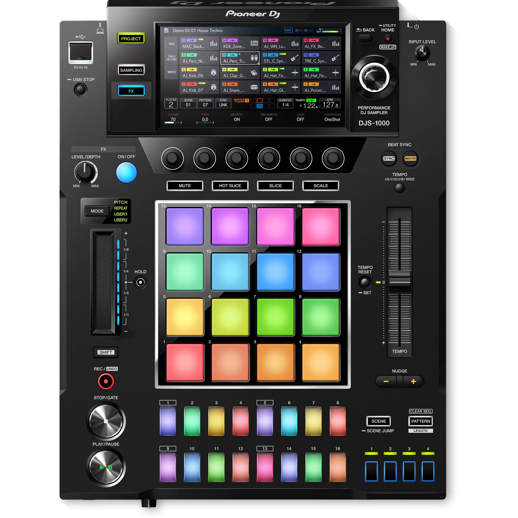 Pioneer DJ DJS-1000 Standalone DJ Sampler (Black)