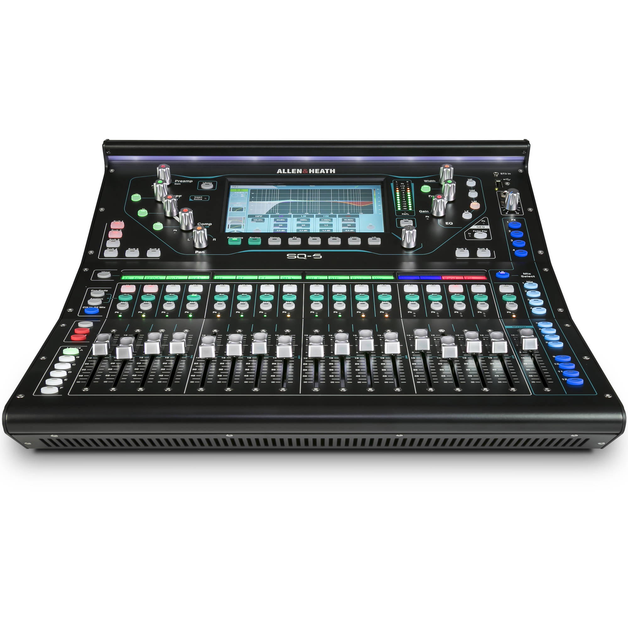 Allen & Heath SQ-5 48-Channel / 36-Bus Digital Mixer with 16+1 Motorized Faders