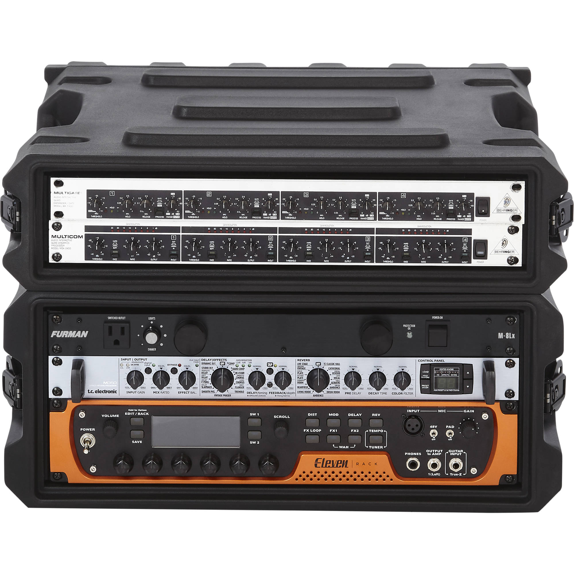 Gator Cases G-PRO-4U-19 Molded Audio Rack (4U, 19" Deep)