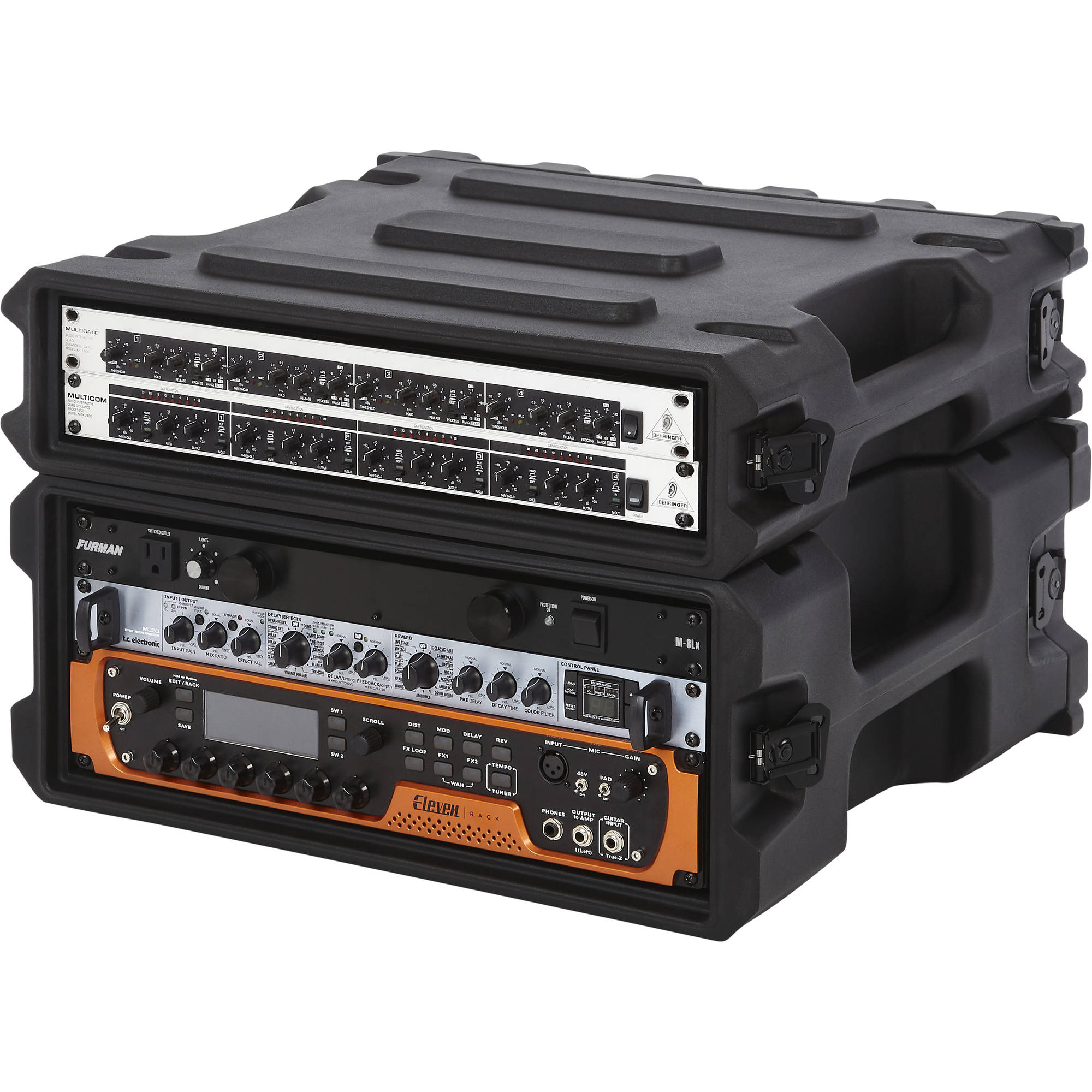 Gator Cases G-PRO-4U-19 Molded Audio Rack (4U, 19" Deep)