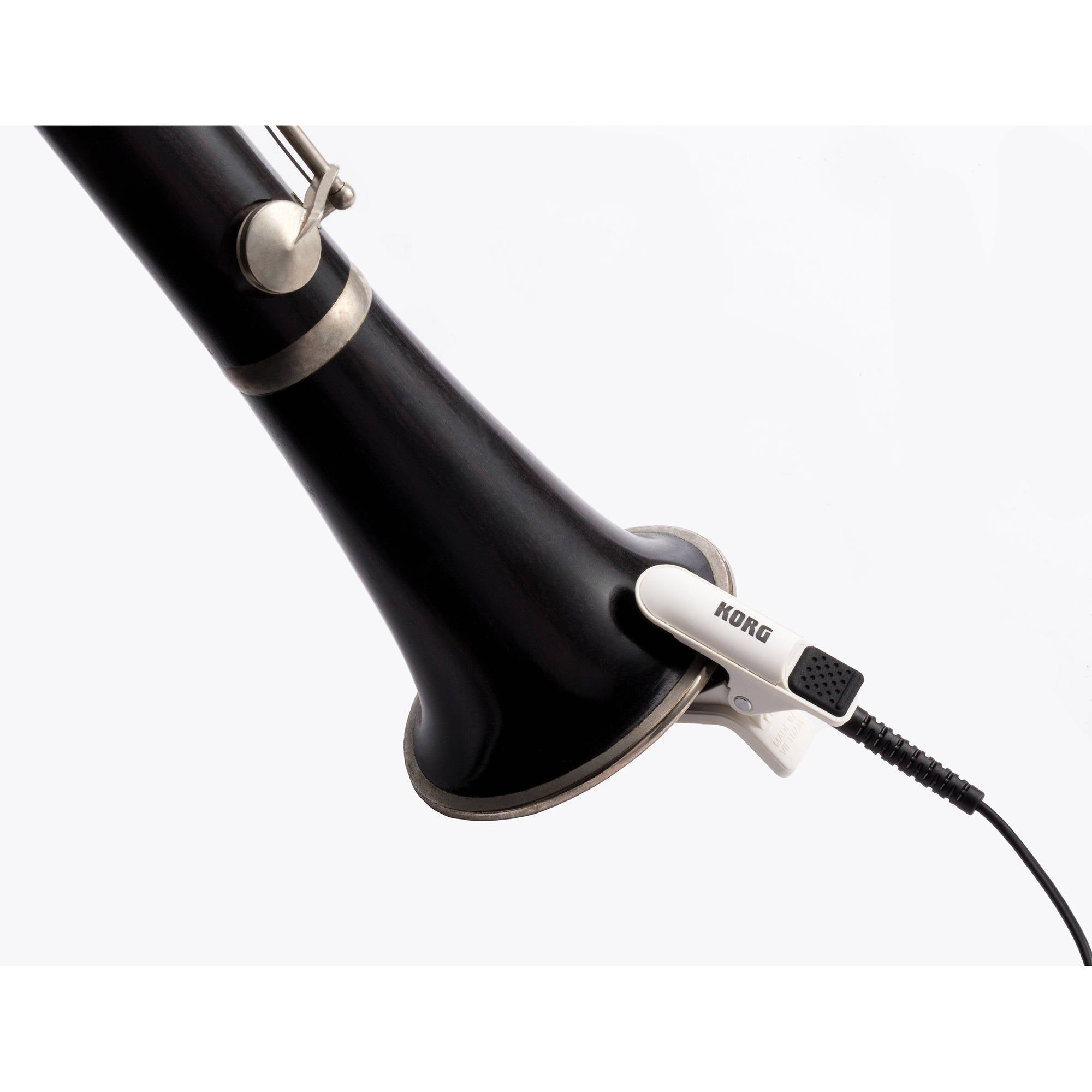 Korg CM-300 Clip-On Contact Microphone (White/Black)