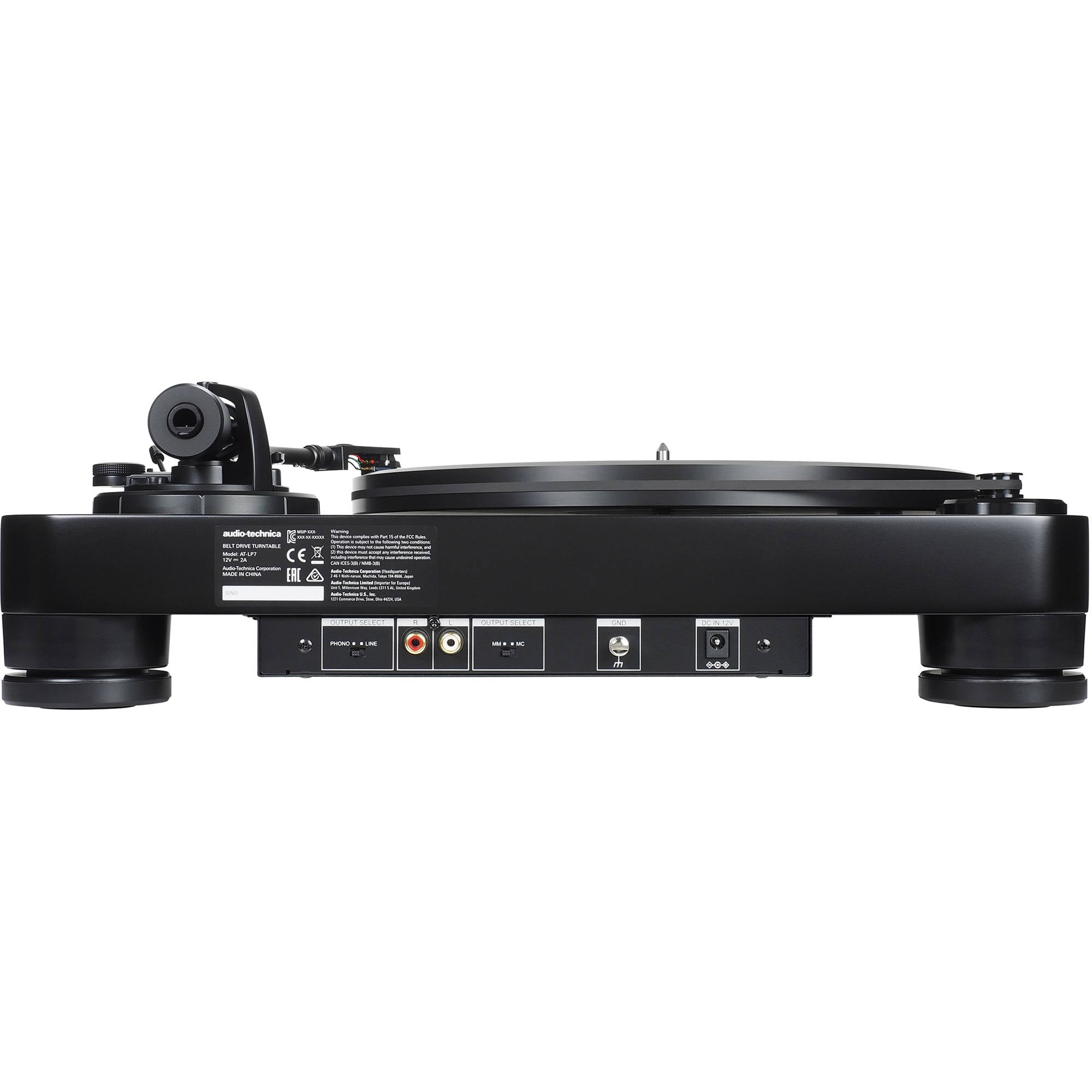 Audio-Technica AT-LP7 Fully Manual Belt-Drive Turntable