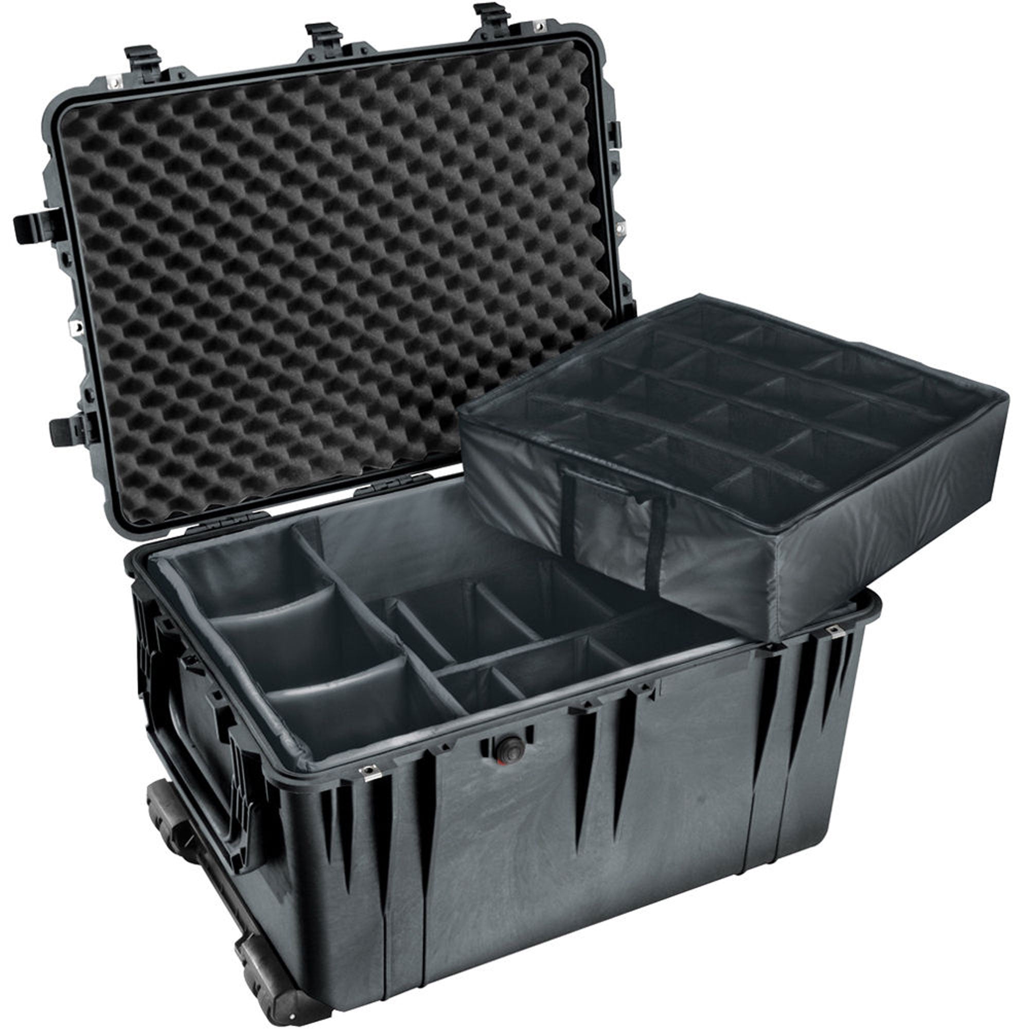 Pelican 1664 Protector Case with Dividers (Black)