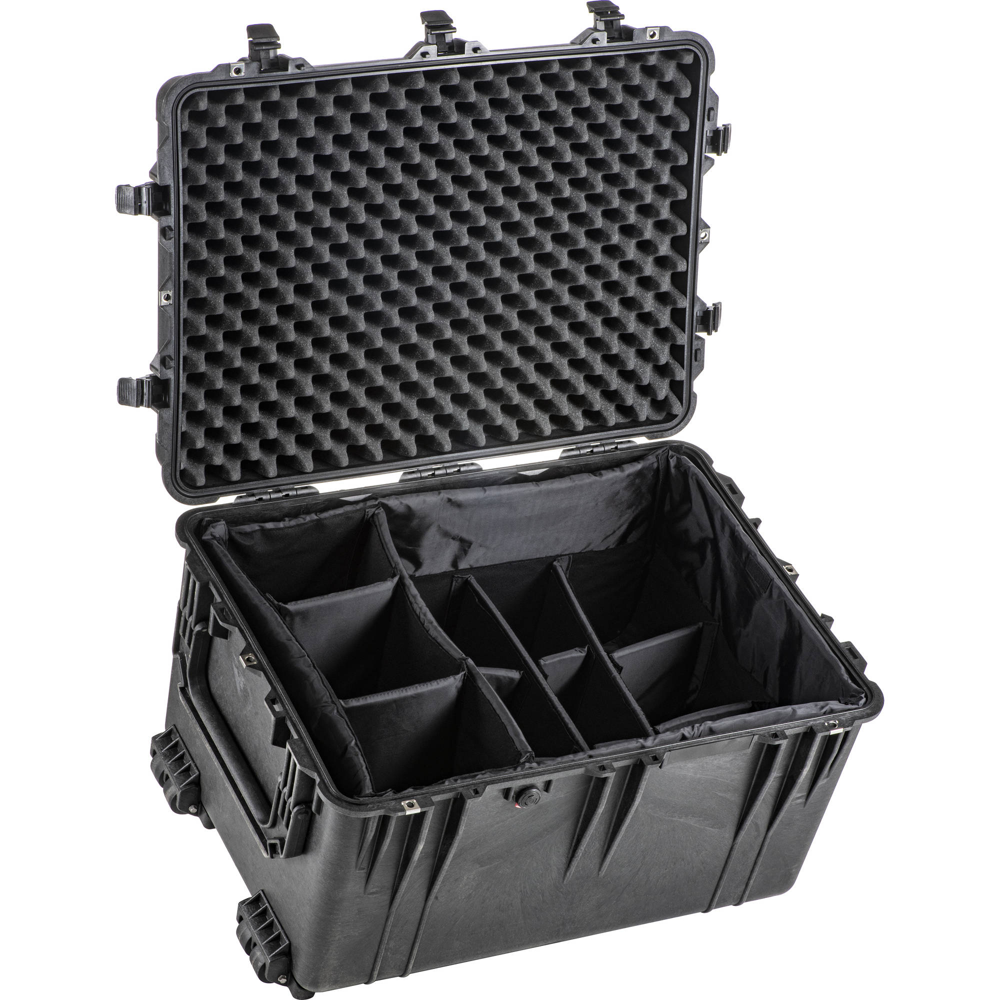 Pelican 1664 Protector Case with Dividers (Black)