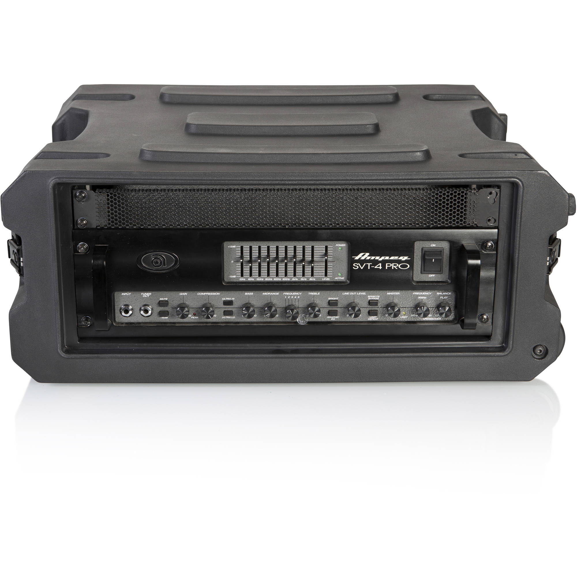 Gator Cases G-PROR-4U-19 Molded Audio Rack with Wheels (4U, 19" Deep)