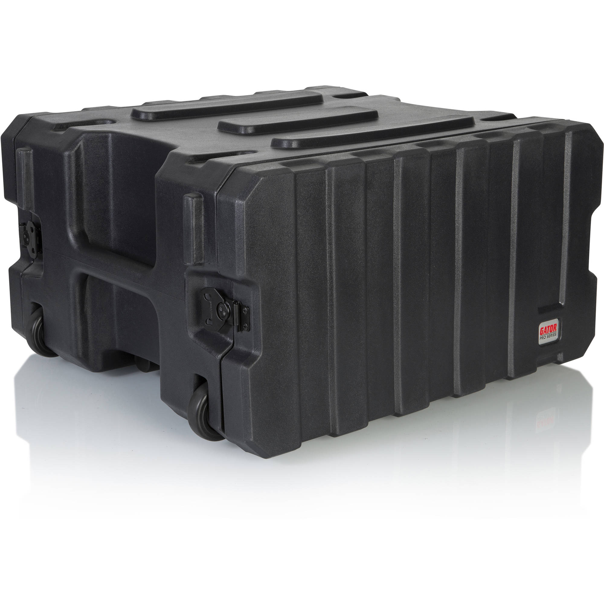 Gator Cases G-PROR-6U-19 Molded Audio Rack with Wheels (6U, 19" Deep)