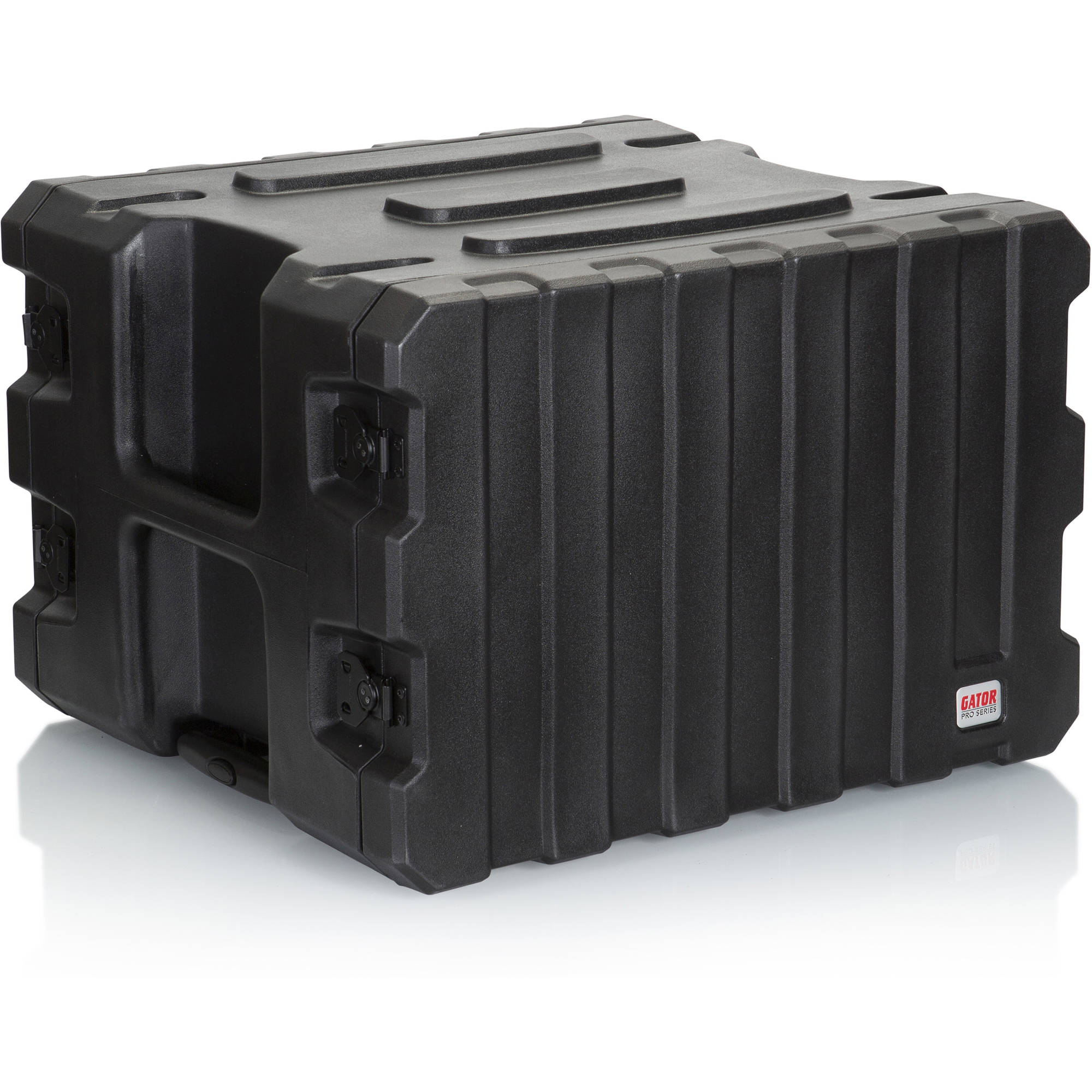 Gator Cases G-PROR-8U-19 Molded Audio Rack with Wheels (8U, 19" Deep)