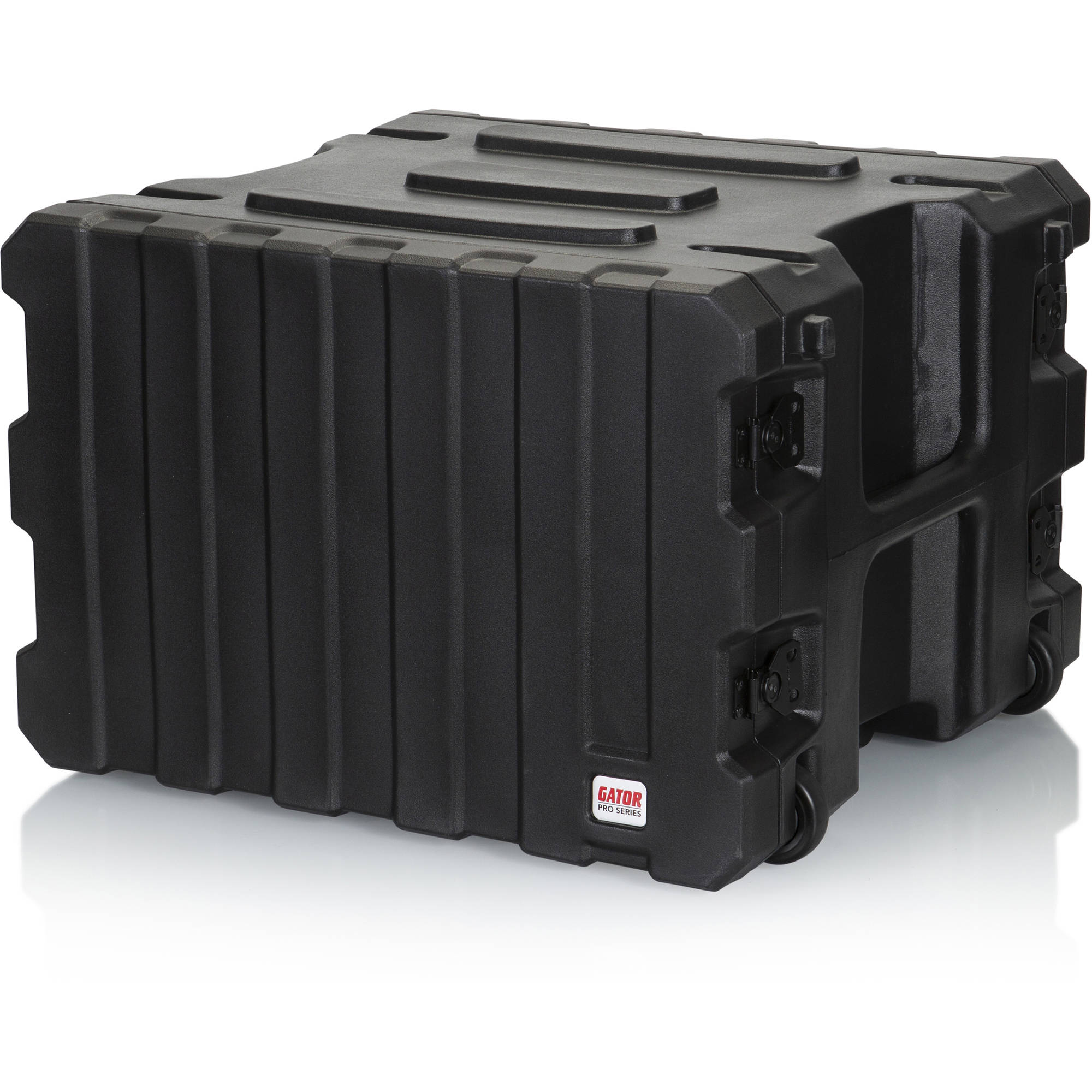 Gator Cases G-PROR-8U-19 Molded Audio Rack with Wheels (8U, 19" Deep)
