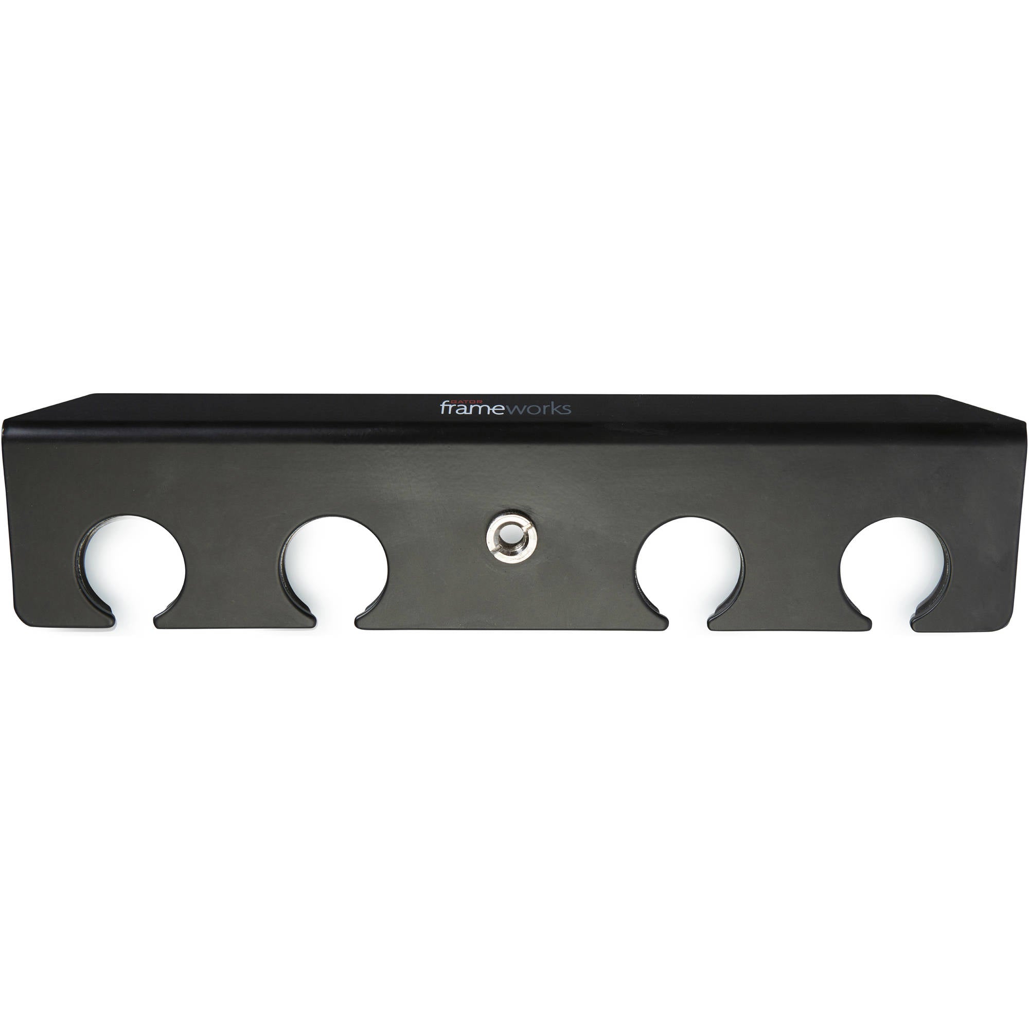 Gator Frameworks GFW-MIC-4TRAY Multi Mic Holder Stand-Mount Tray for up to 4 Handheld Microphones