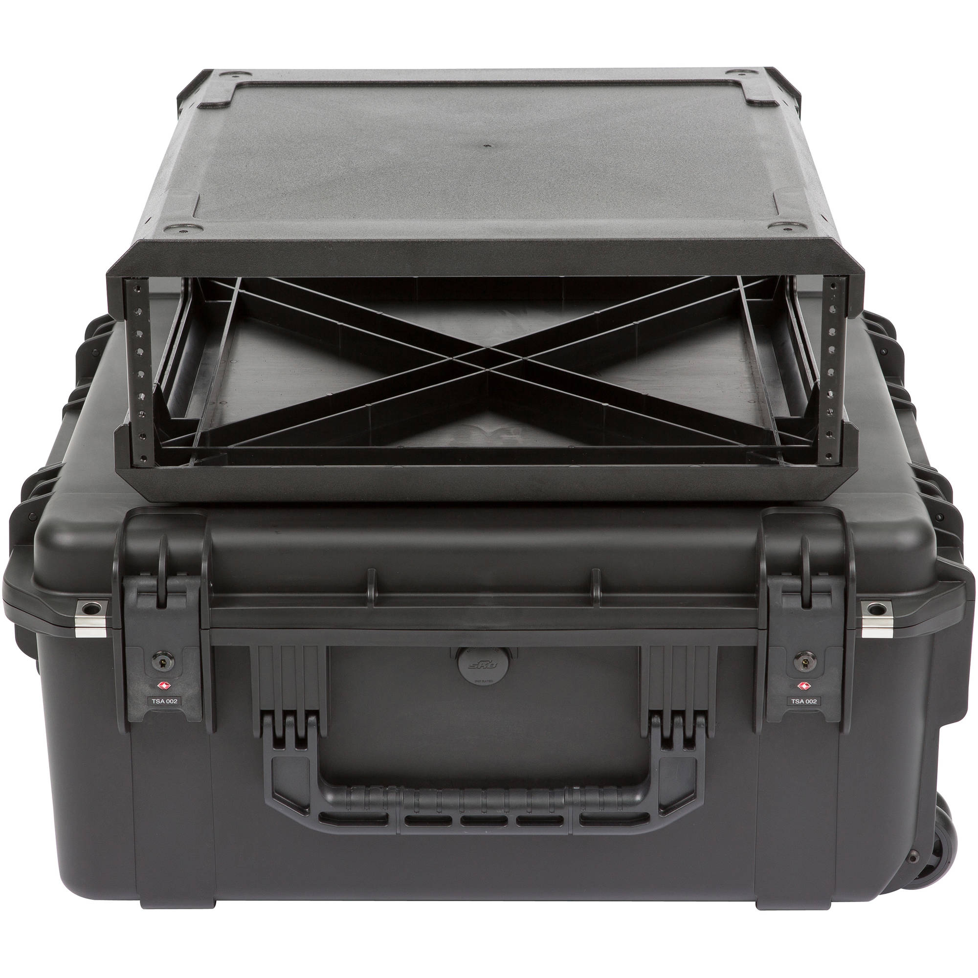 SKB 3i-2424M103U iSeries Injection Molded Fly Rack with Wheels (3U, 20" Rack Depth)