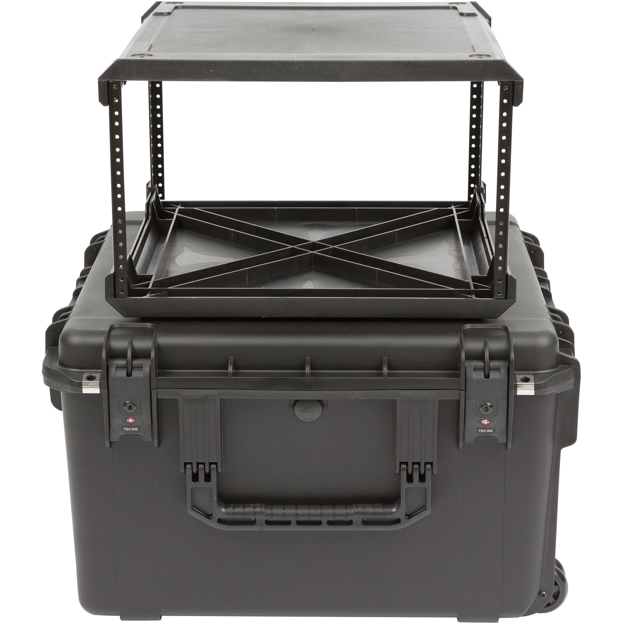 SKB 3i-2424M146U iSeries Injection Molded Fly Rack with Wheels (6U, 20" Rack Depth)
