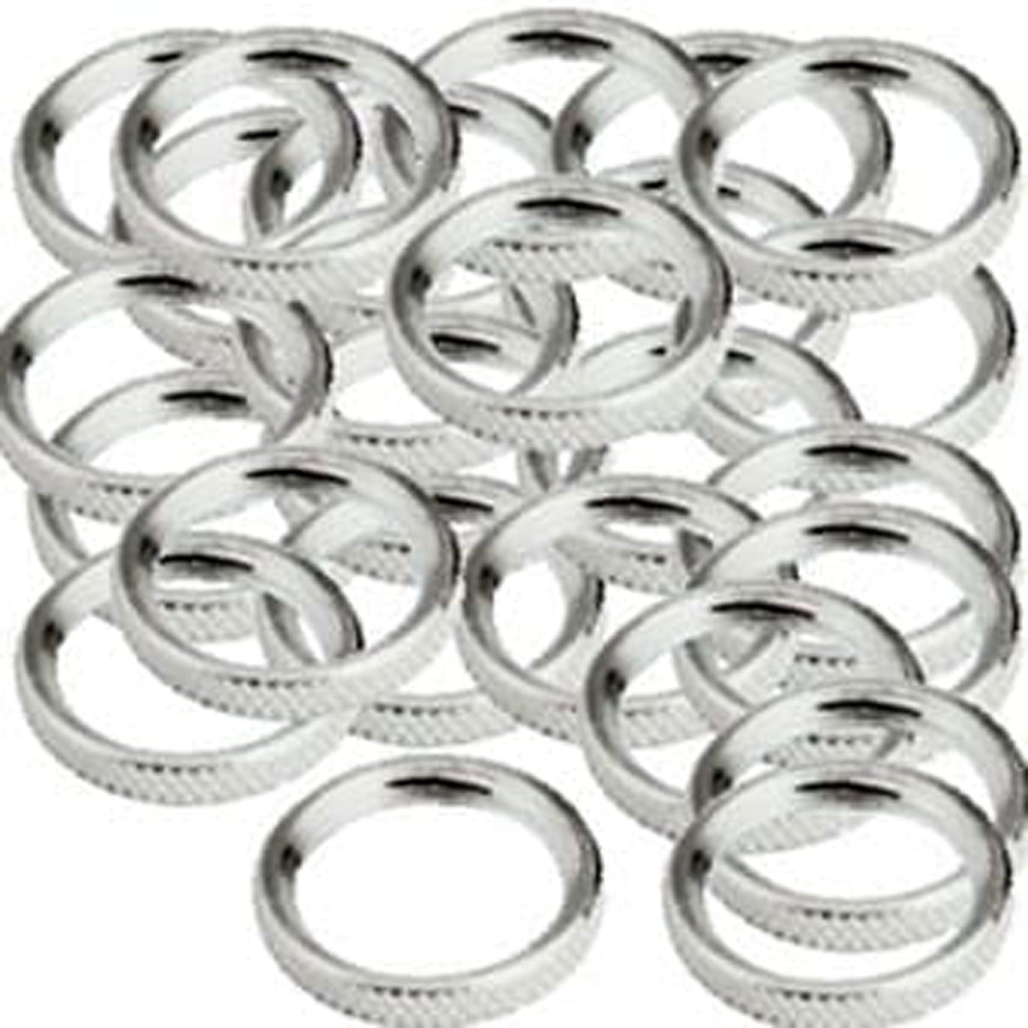 AtlasIED LR58C-25 5/8" Lock Rings (Chrome, 25 Pack)