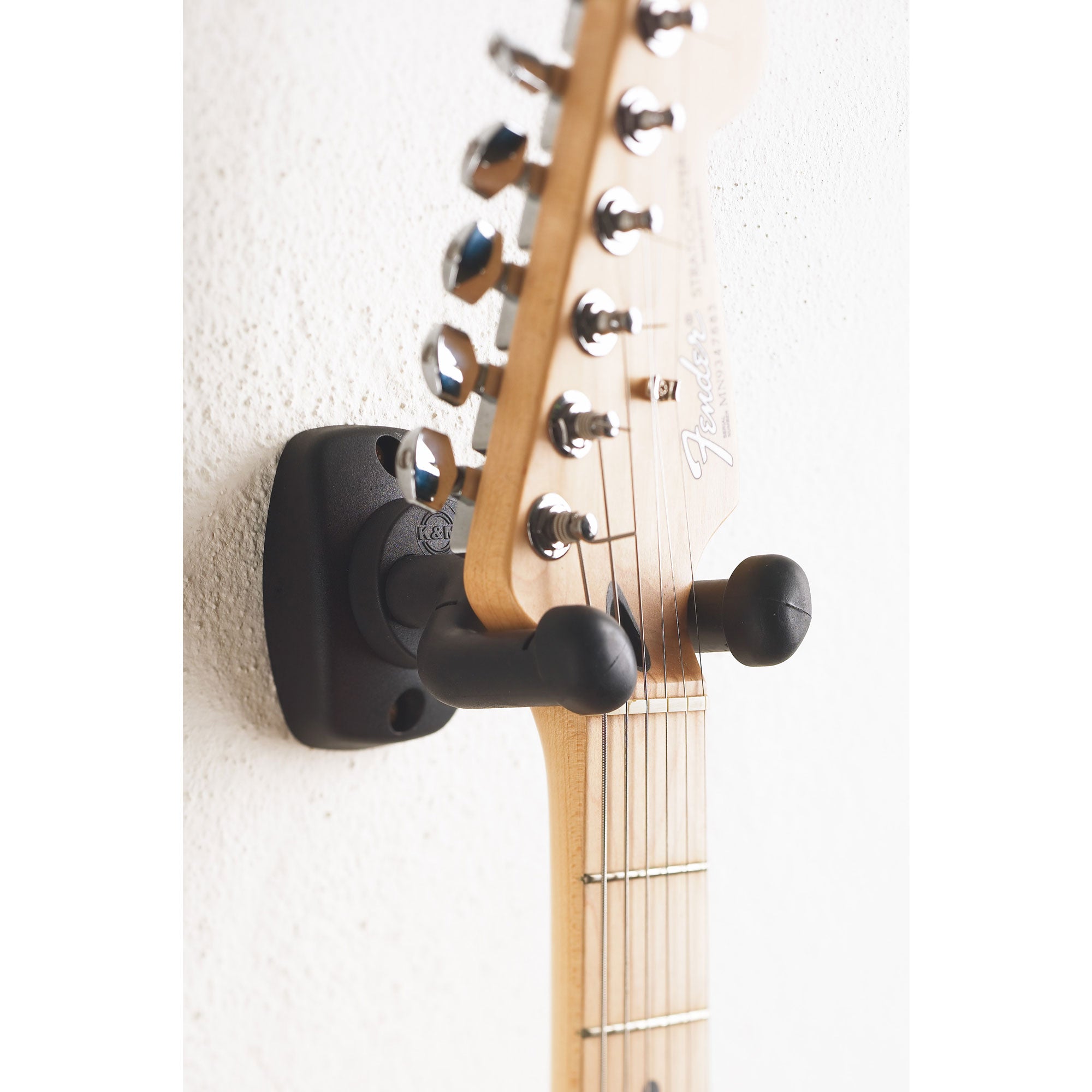 K&M Stands 16250 Guitar Wall Mount (Black)