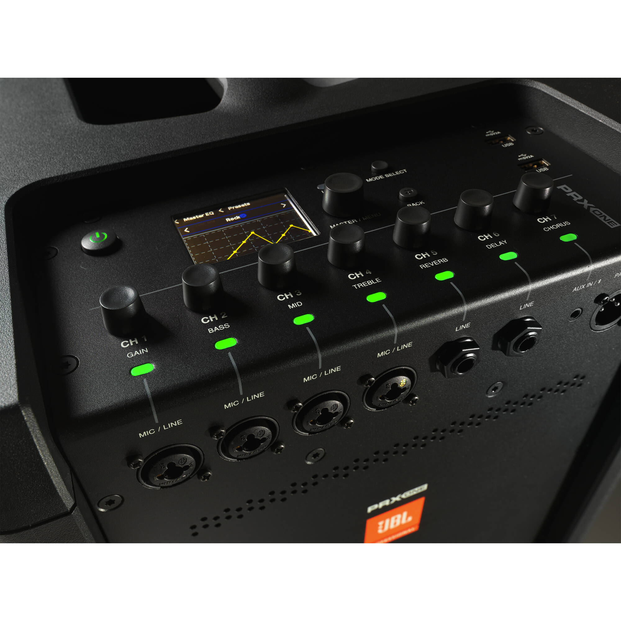 JBL PRX ONE All-in-One Powered Column Array PA Loudspeaker System with Mixer and DSP