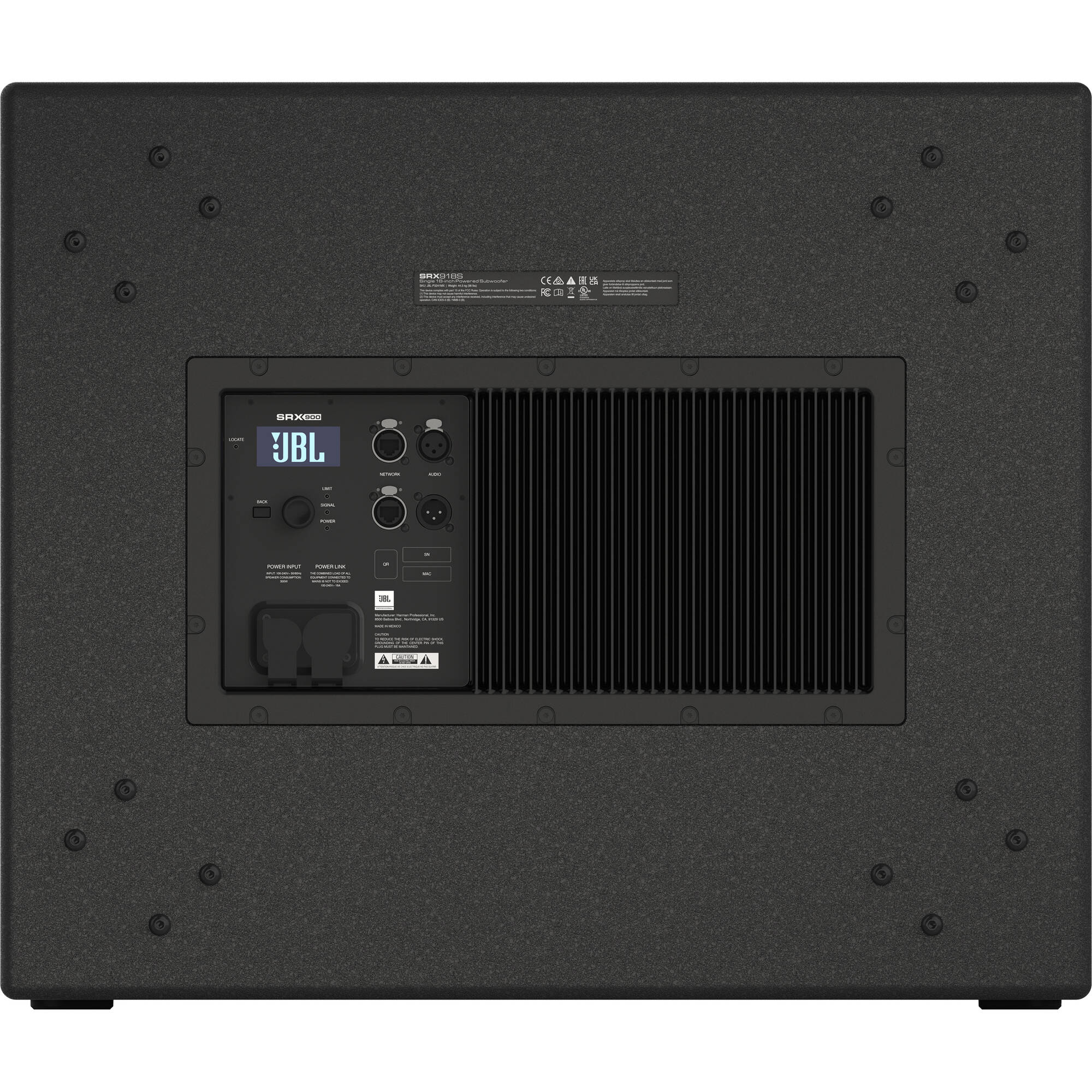 JBL SRX918S 18" 2500W Powered Subwoofer