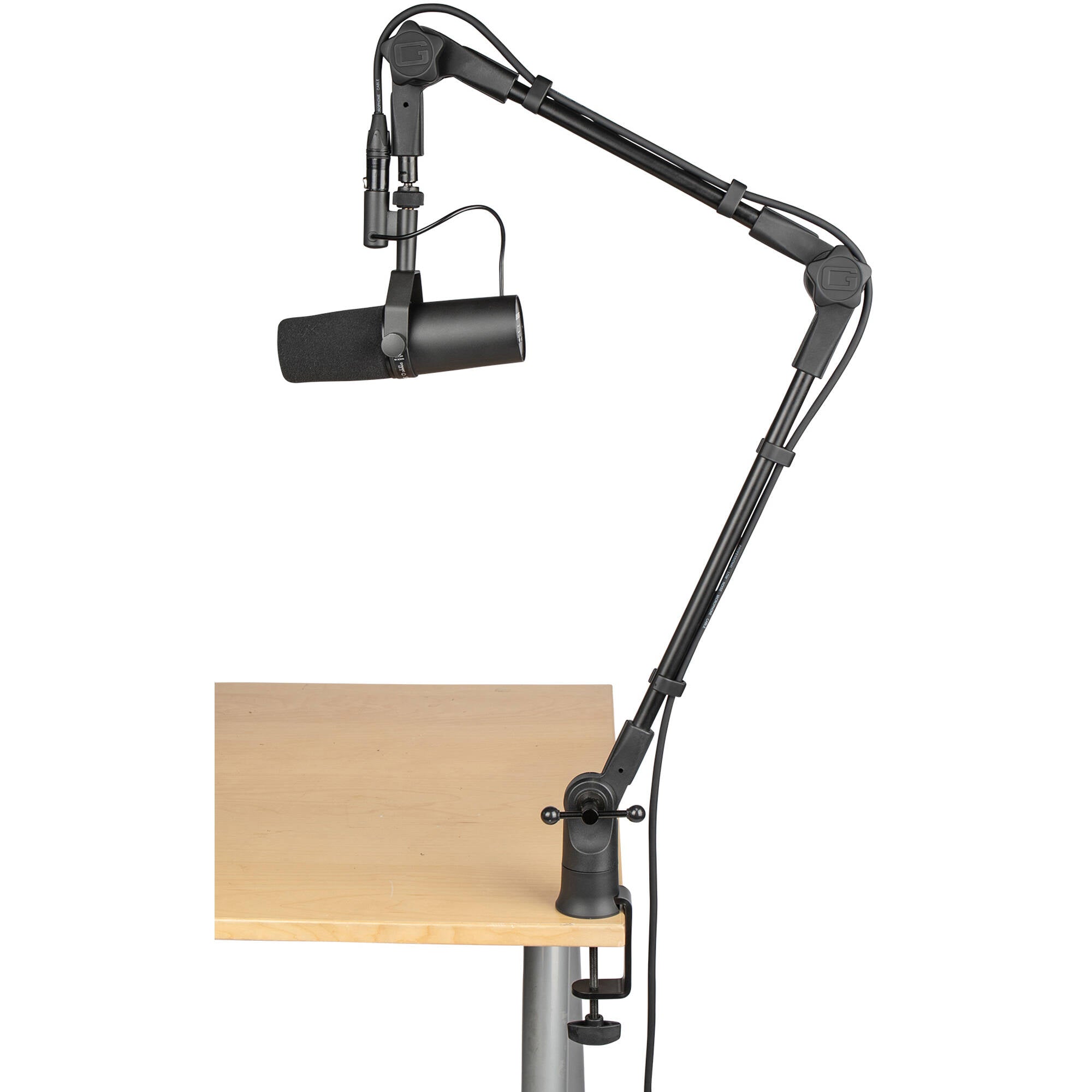 Gator Frameworks GFWMICBCBM0500 Slim Profile Desktop Mic Stand Boom Arm