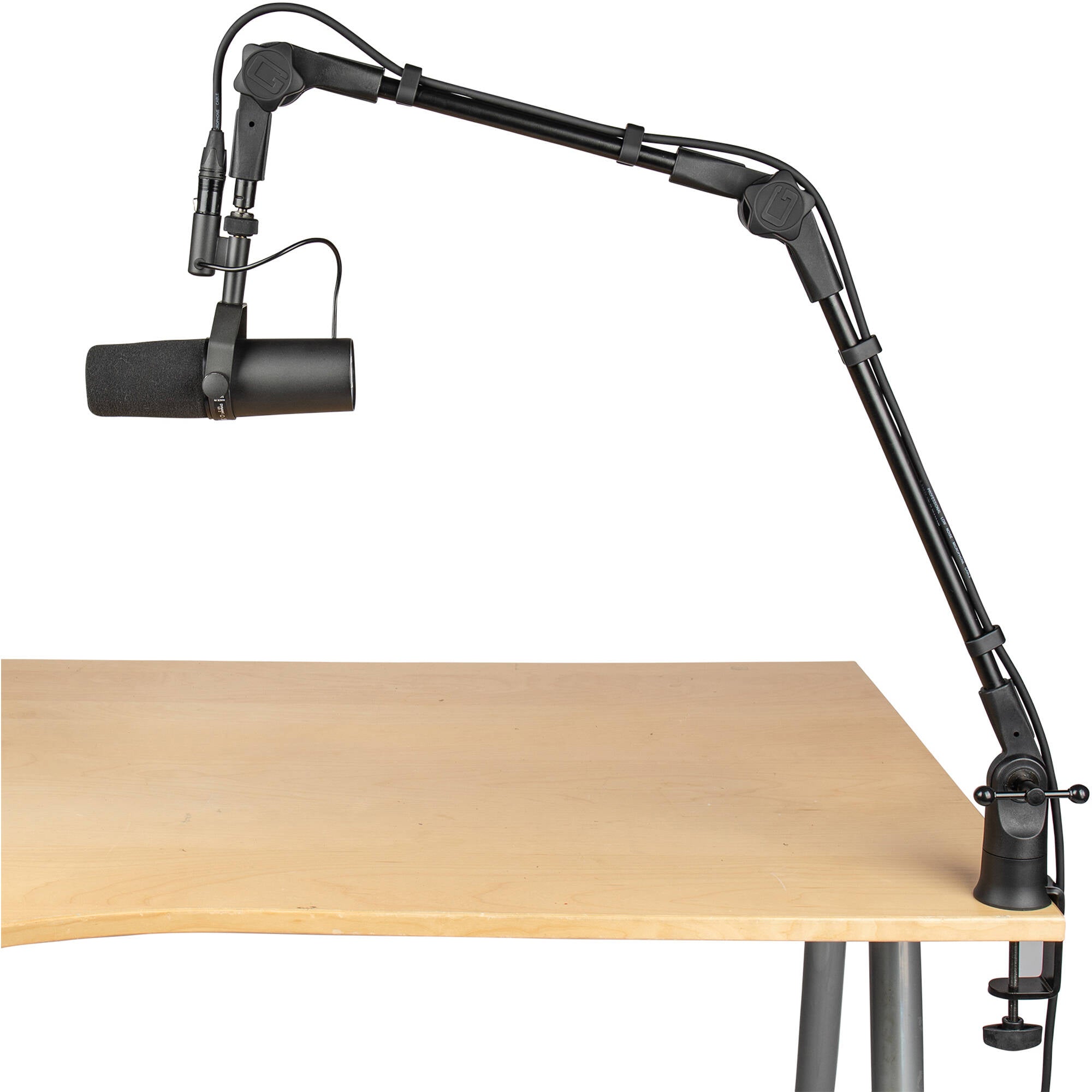 Gator Frameworks GFWMICBCBM0500 Slim Profile Desktop Mic Stand Boom Arm