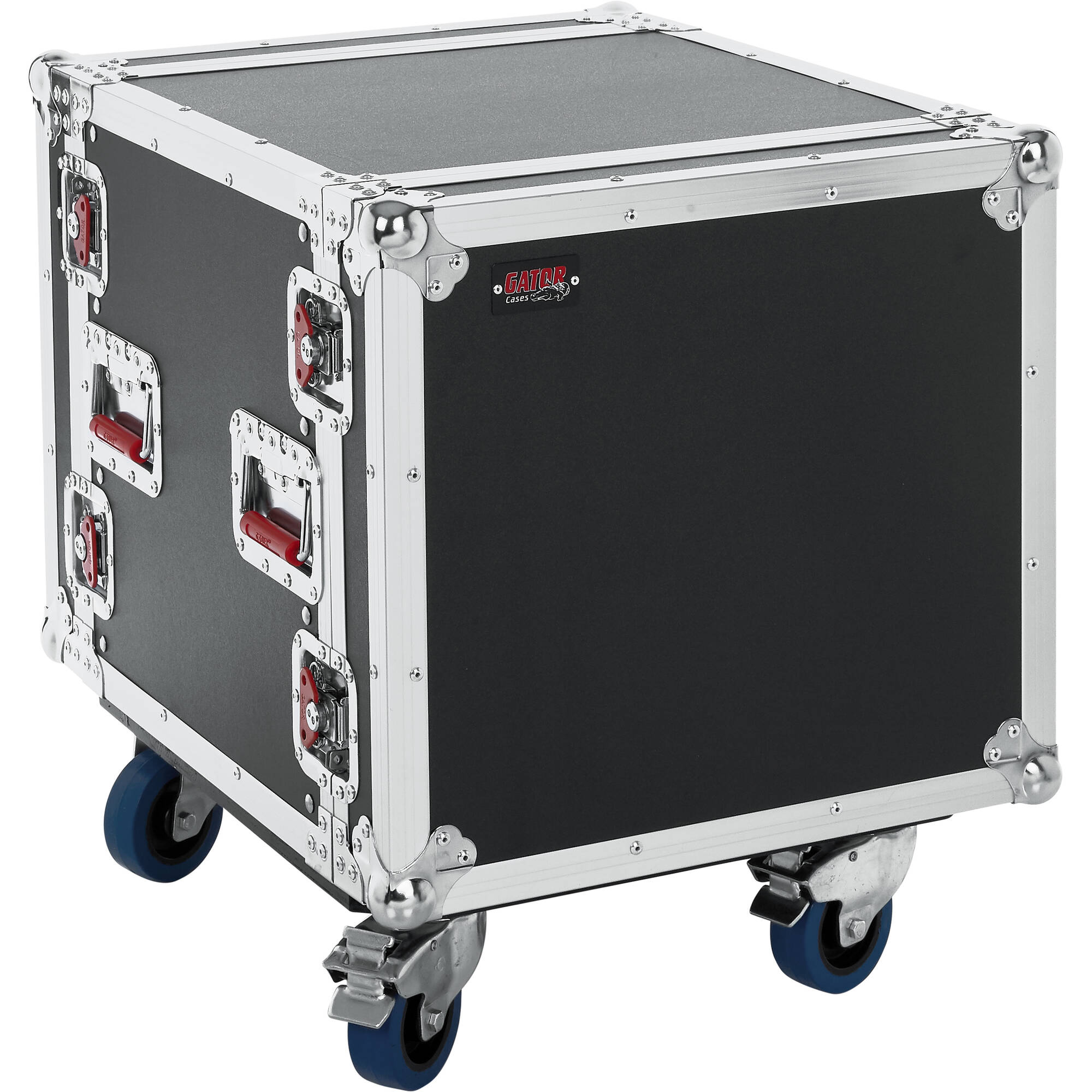 Gator Cases G-TOUR 10U CAST Standard Road Rack Case with Casters (10U)