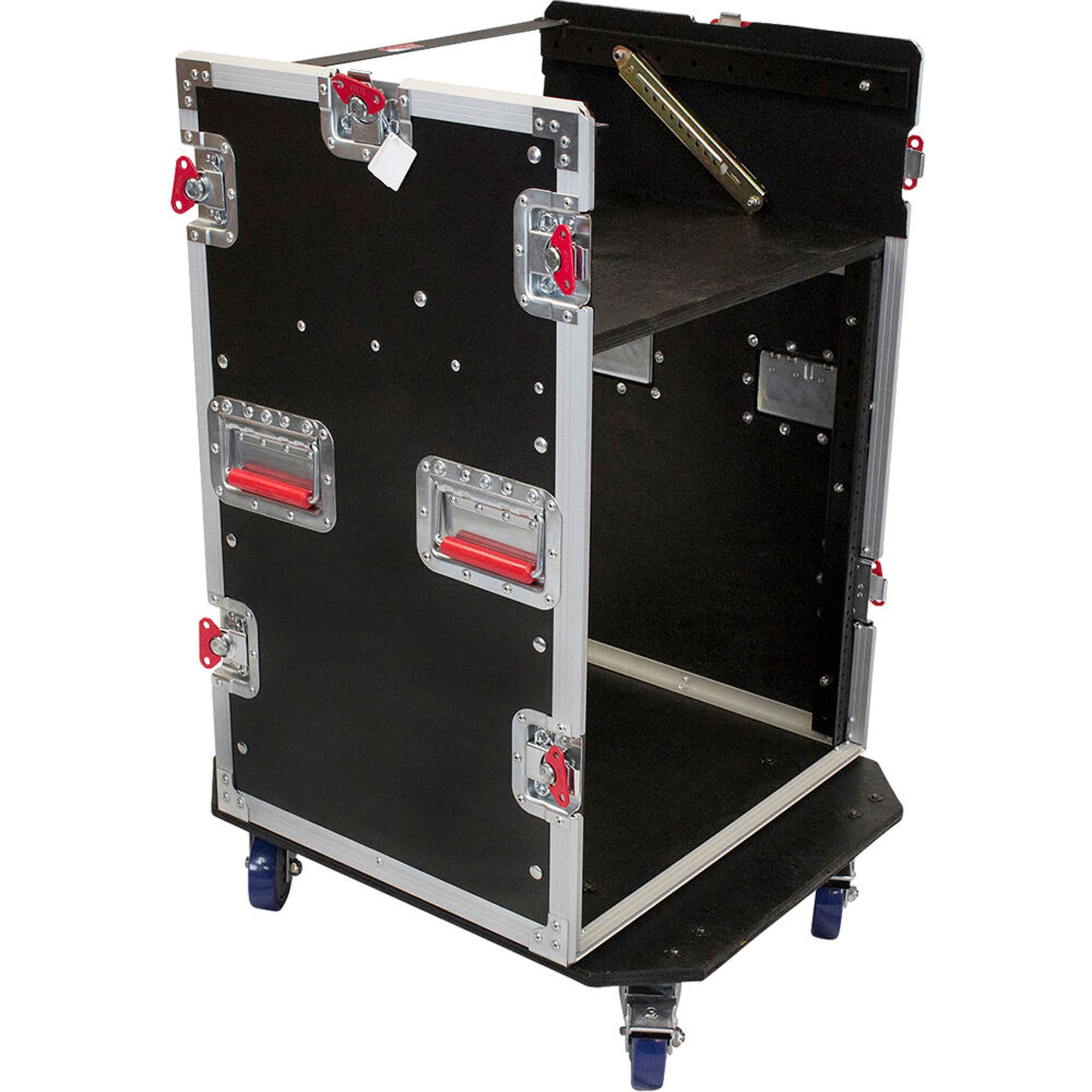 Gator Cases G-TOUR 10X14 PU Pop-Up Console Rack Case (10U Top, 14U Side)