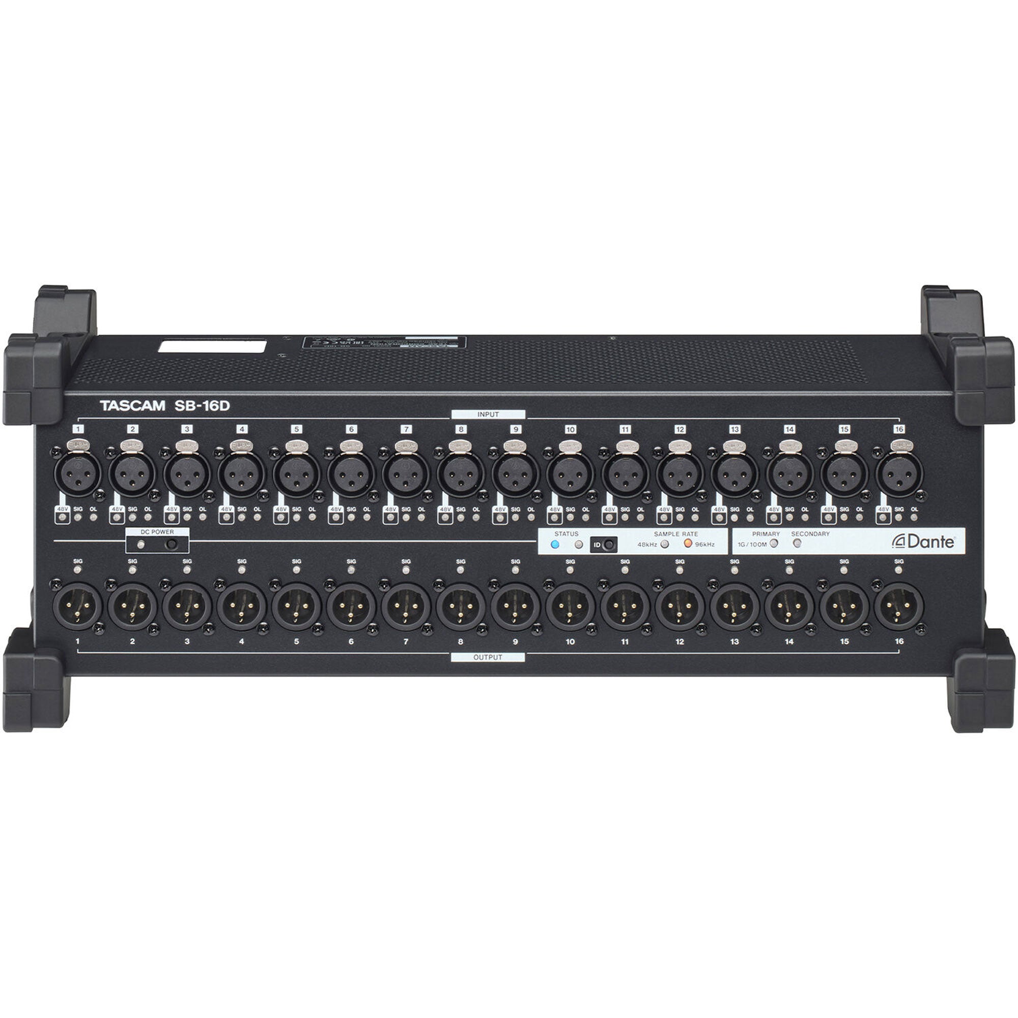 Tascam SB-16D 16-In/16-Out Dante Stage Box