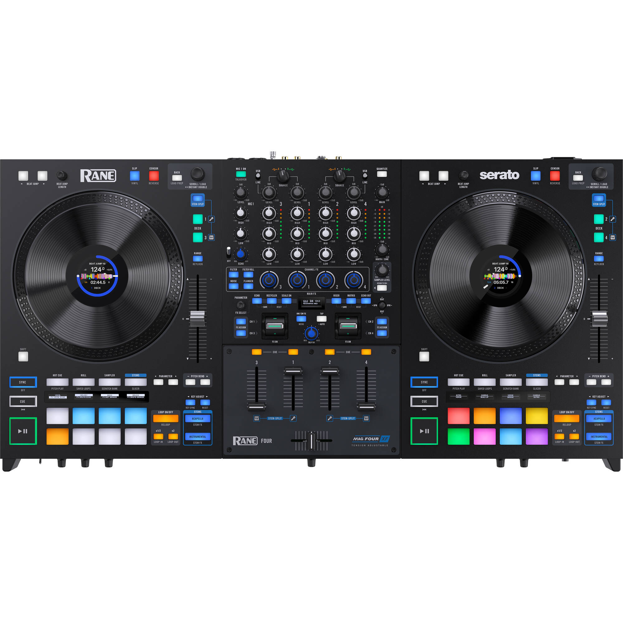 Rane DJ FOUR Advanced 4 Channel Stems DJ Controller
