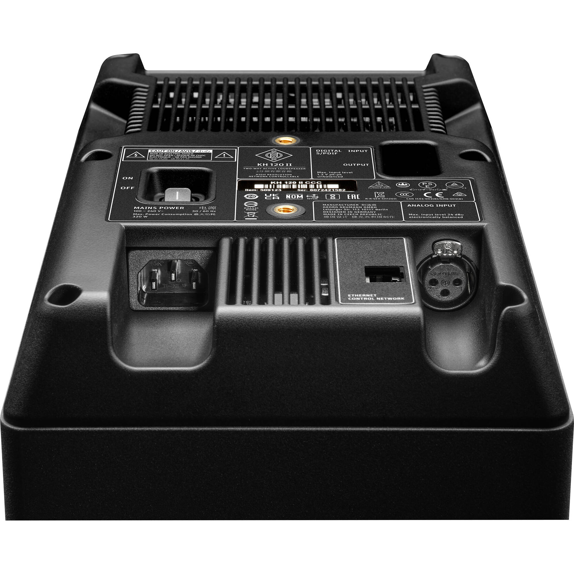 Neumann KH 120 II Active 5.25" 2-Way Active Studio Monitor (Anthracite, Single)