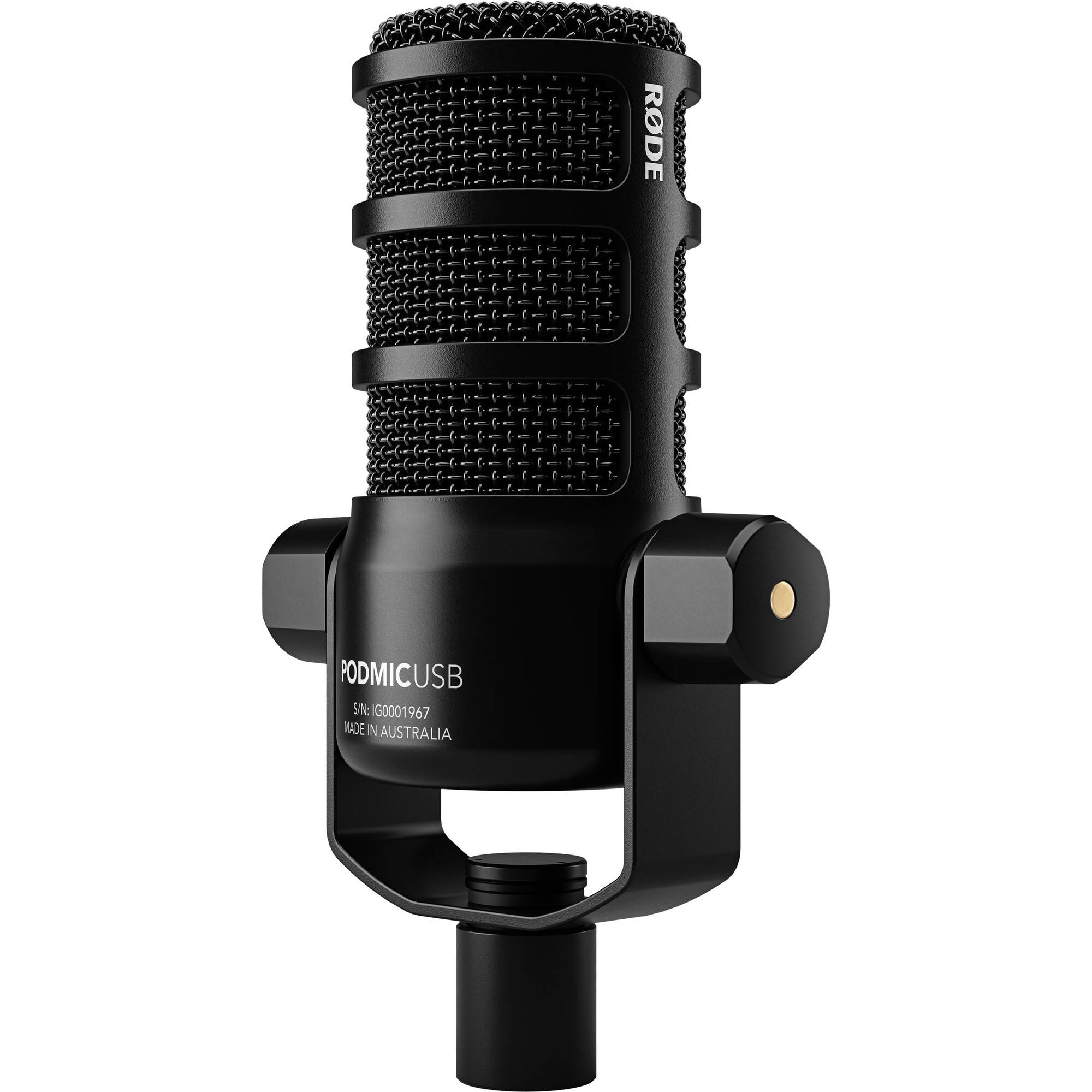 Rode PodMic USB Versatile USB and XLR Dynamic Broadcast Microphone (Black)