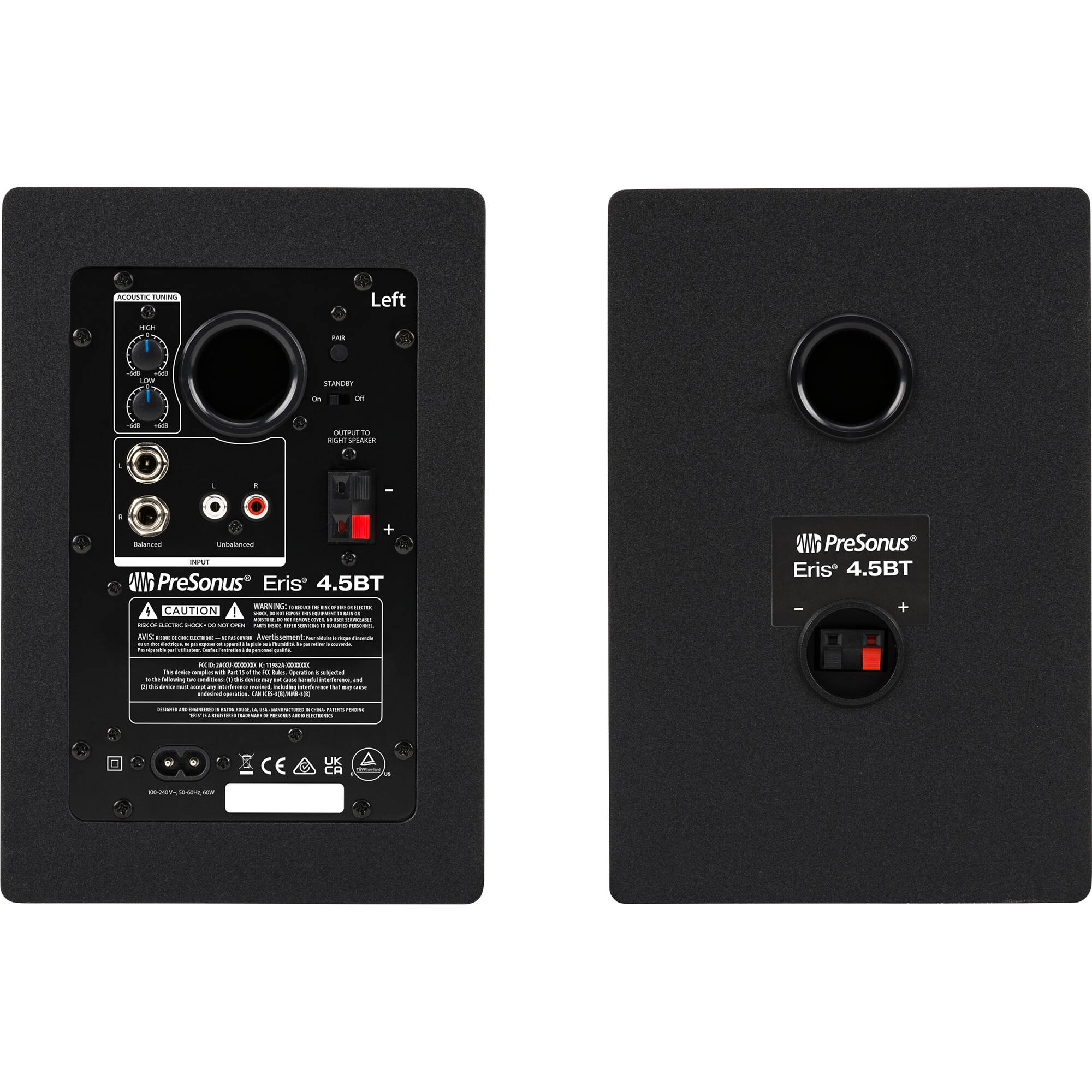 PreSonus Eris 4.5BT 50W 4.5" Active Bluetooth Media Reference Monitors (Pair)