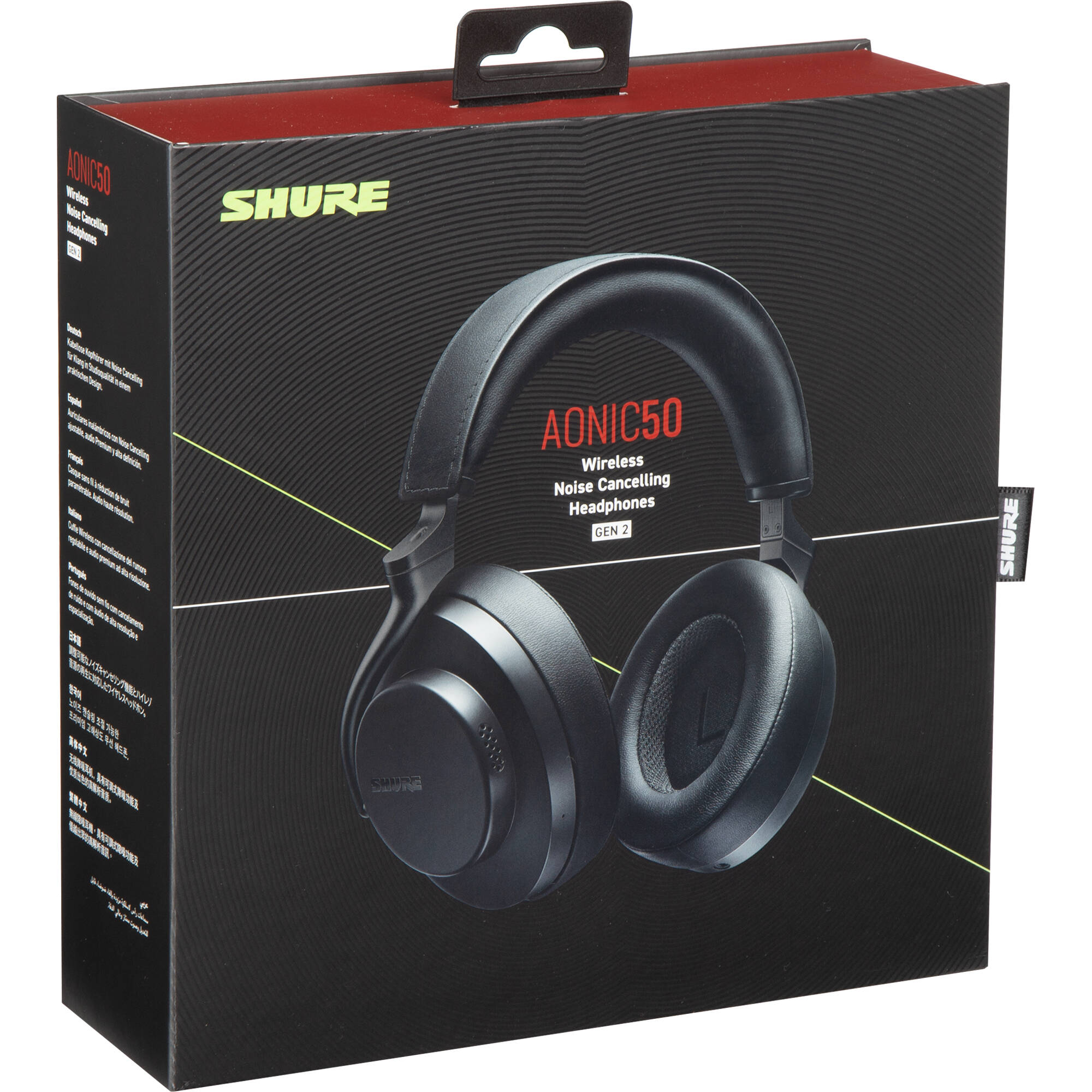 Shure AONIC 50 Gen 2 Wireless Noise Cancelling Headphones (Black)