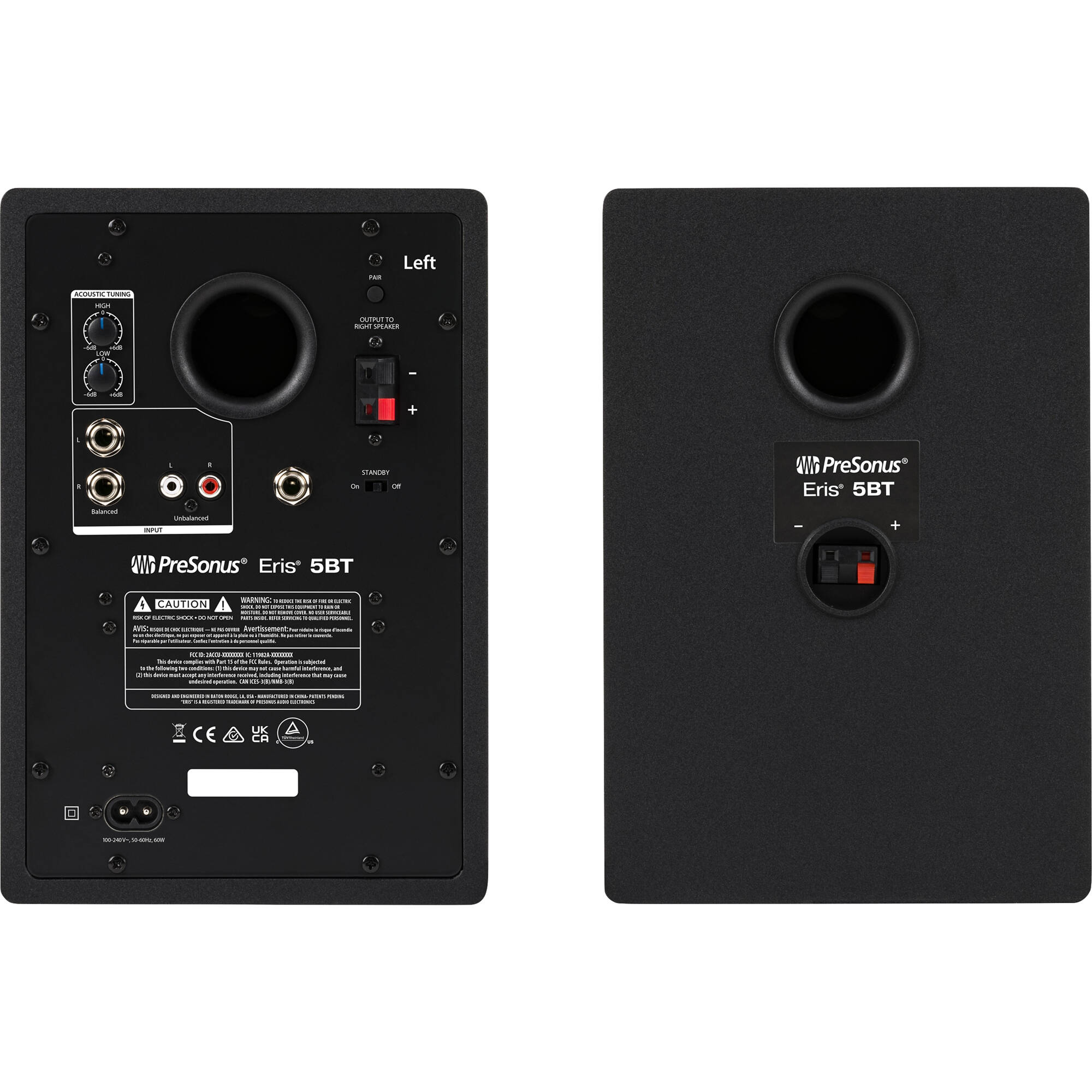 PreSonus Eris 5BT 100W 5.25" Active Bluetooth Media Reference Monitors (Pair)