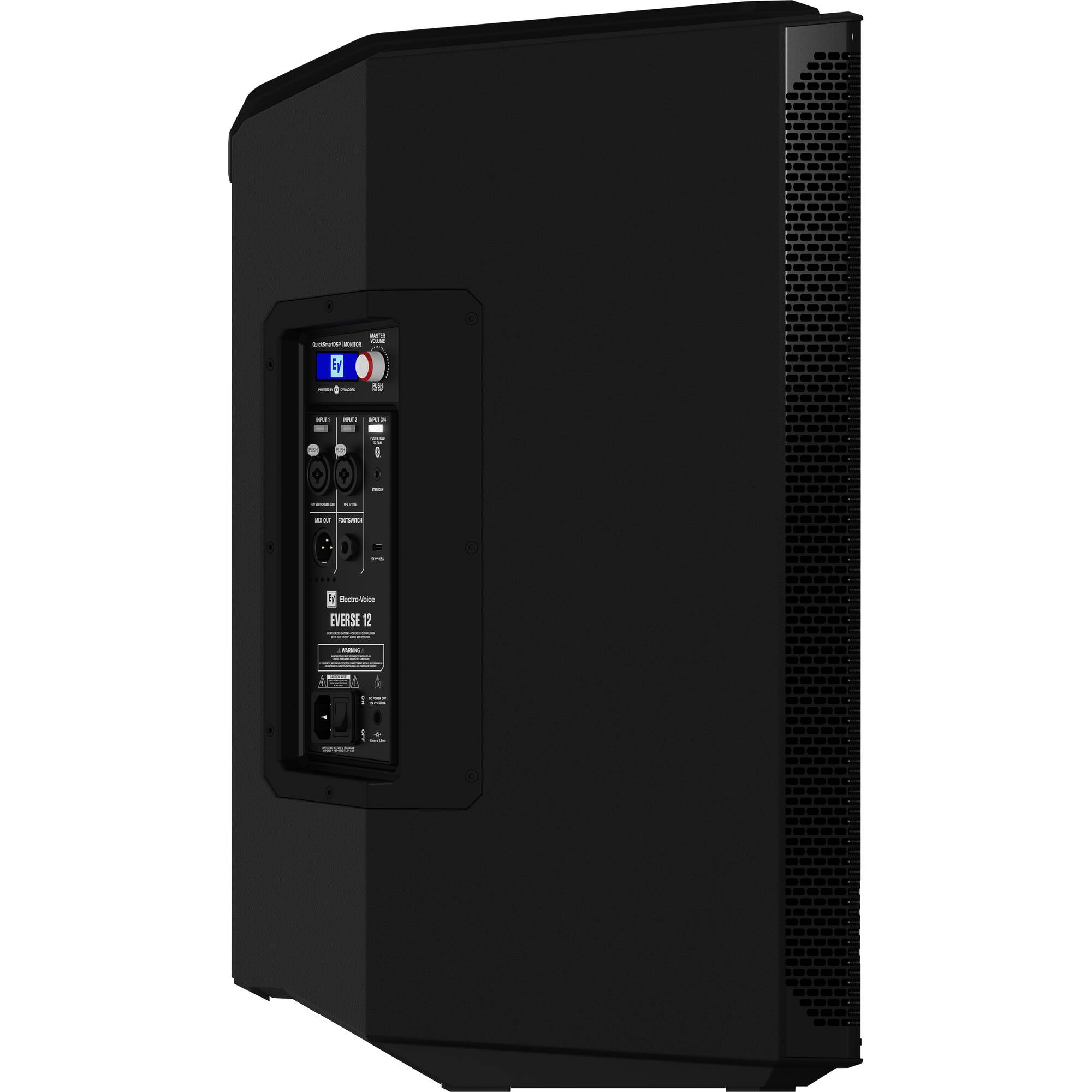 Electro-Voice EVERSE 12 Weatherized Battery-Powered Loudspeaker with Bluetooth (Black)