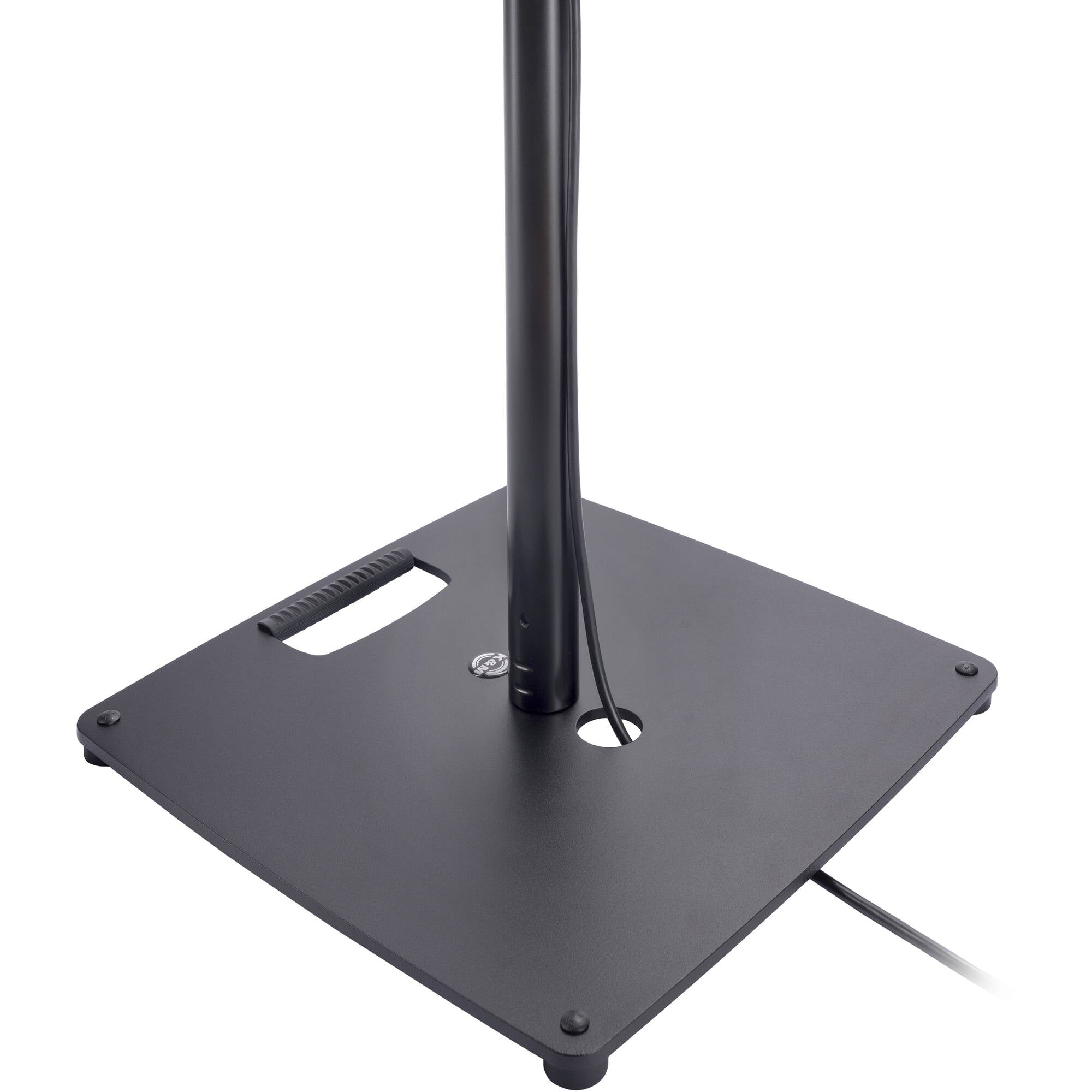 K&M Stands 26731 Speaker Stand with Square Base (Black)