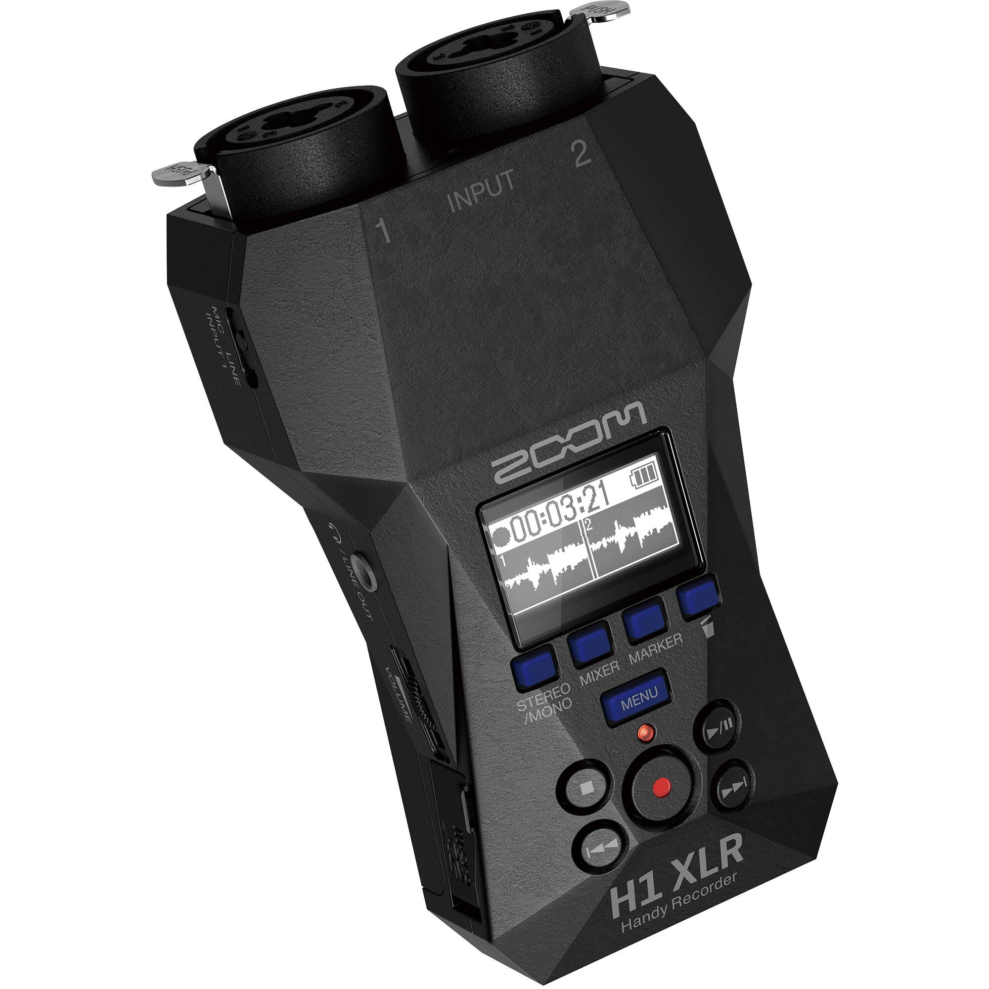 Zoom H1 XLR Portable Audio Recorder for Video
