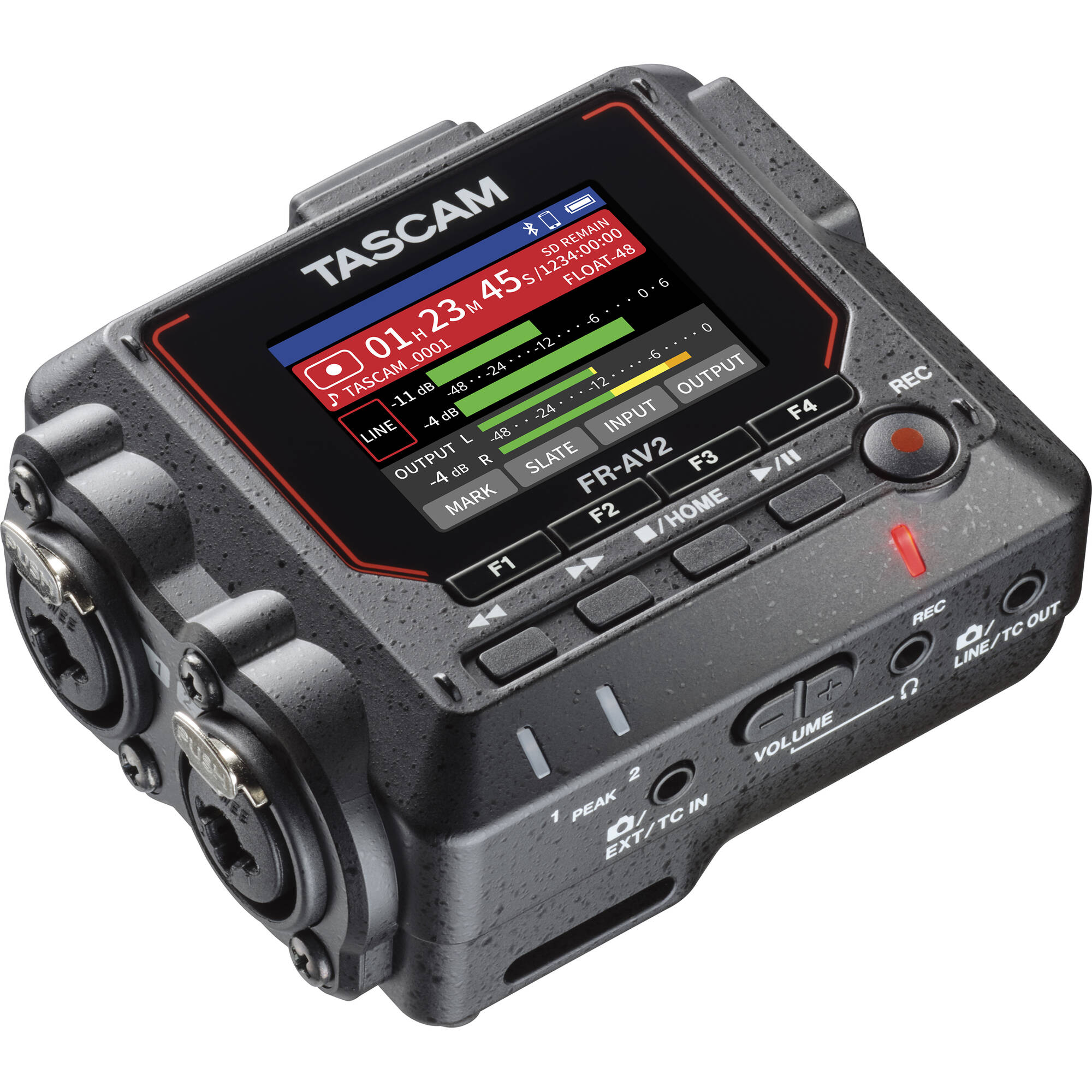 Tascam FR-AV2 Compact 32-bit Float Field Recorder and Timecode Generator with Mixer
