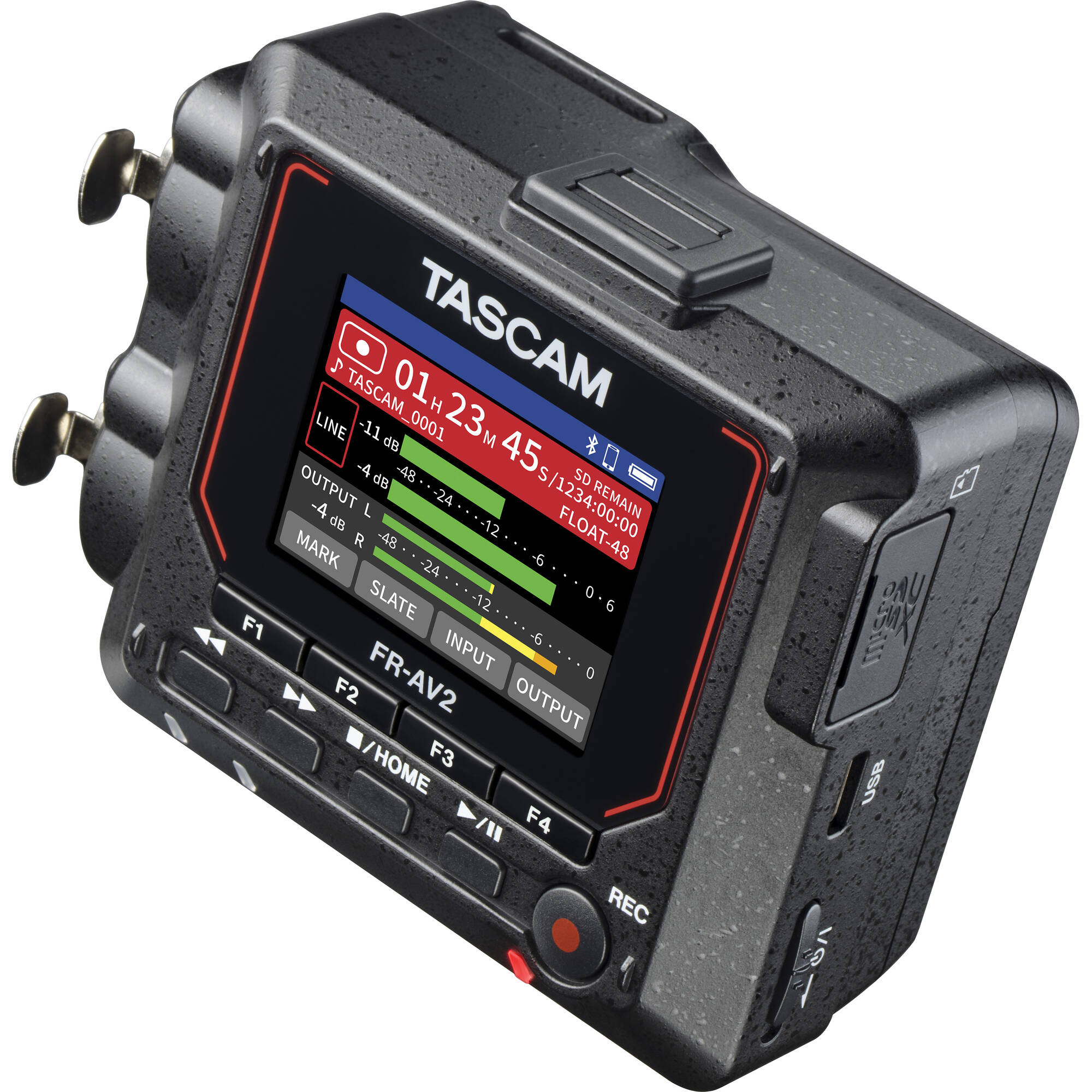 Tascam FR-AV2 Compact 32-bit Float Field Recorder and Timecode Generator with Mixer