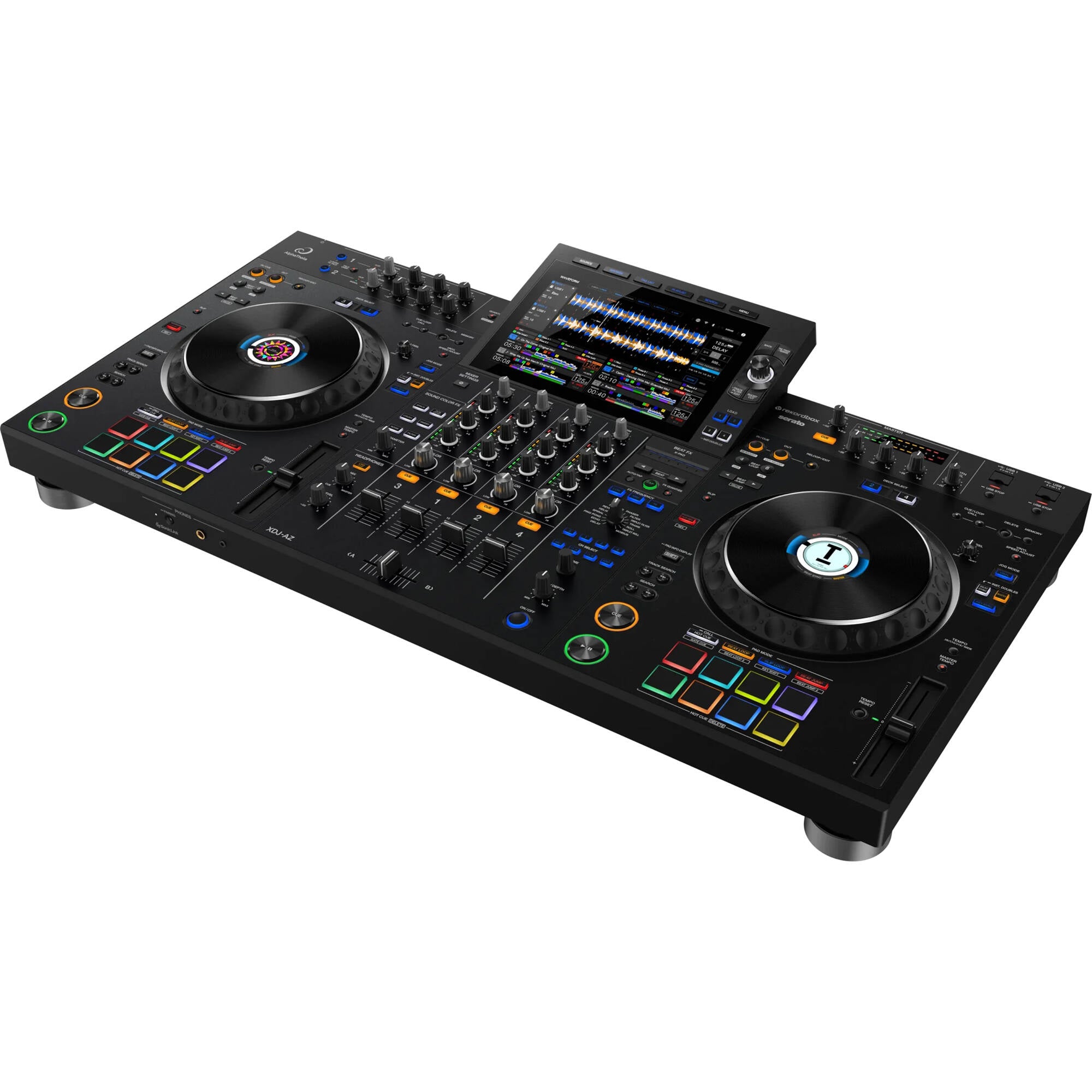 AlphaTheta XDJ-AZ Professional 4-Channel All-in-One DJ System (Black)