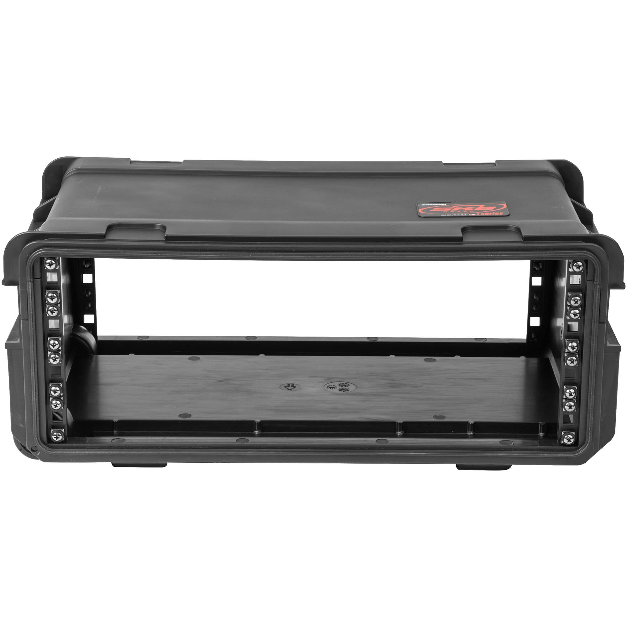 SKB 3i-4U11-W Injection Molded 11" Deep Rack with Wheels (4U, Black)