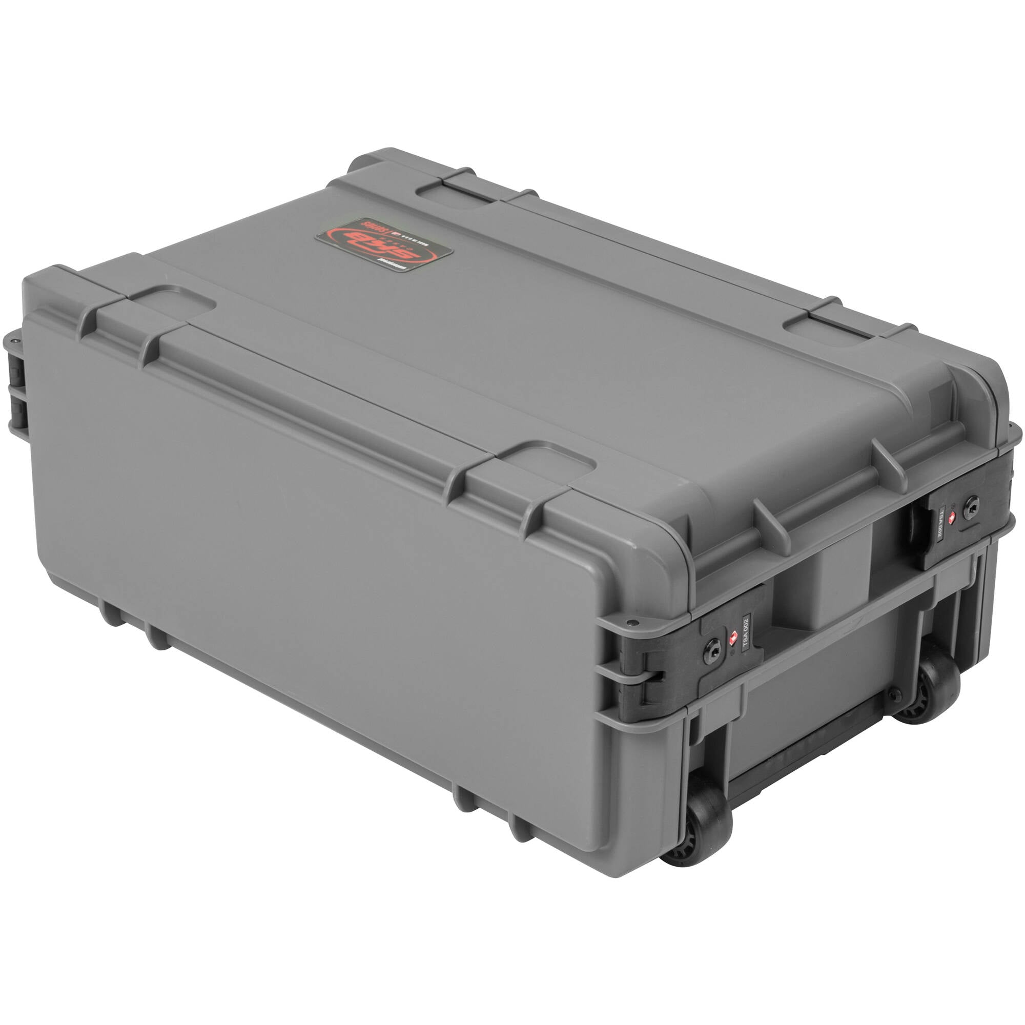 SKB 3i-4U11G-W Injection Molded 11" Deep Rack with Wheels (4U, Dark Grey)