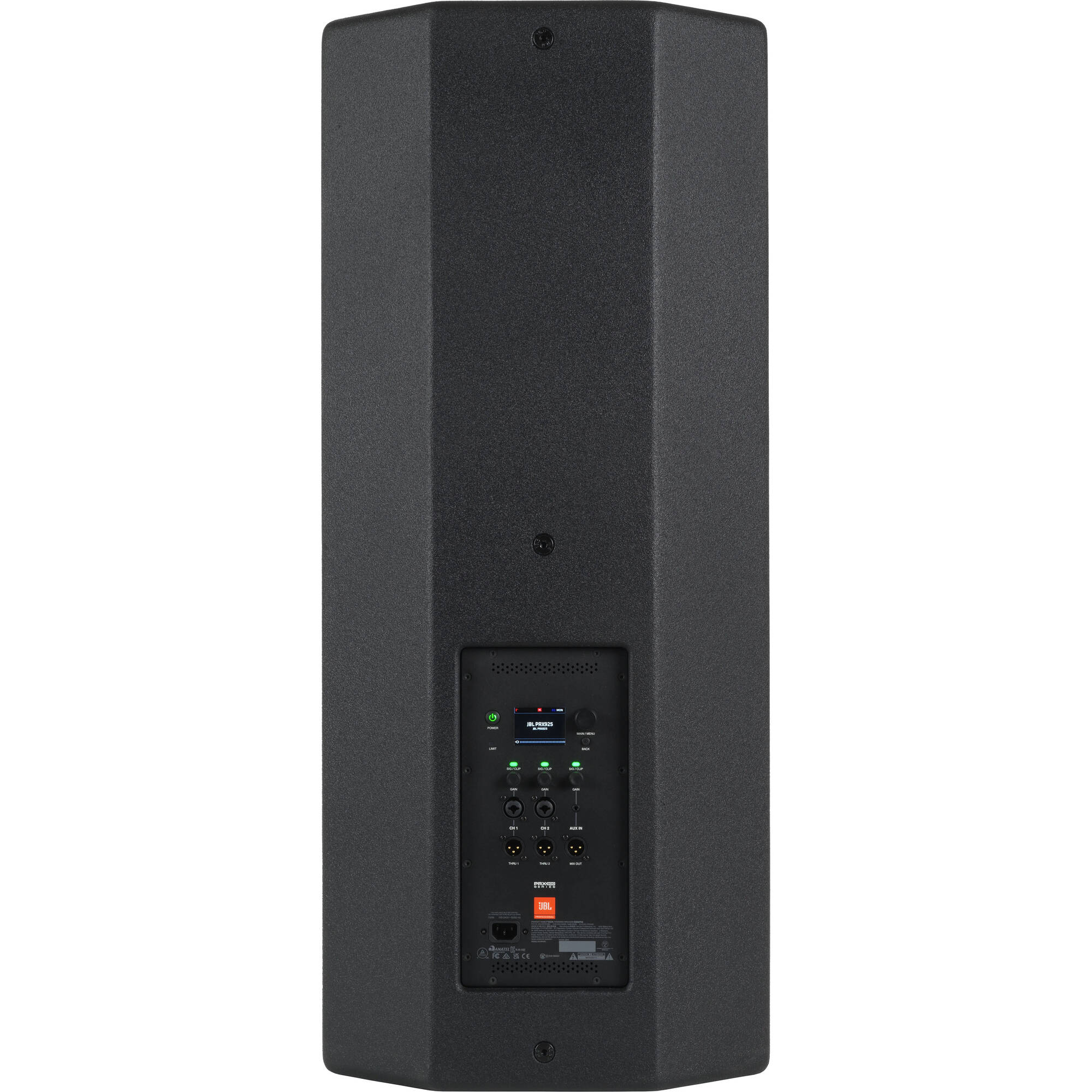 JBL PRX925 Two-Way Dual 15" 2000W Powered PA Speaker System with Bluetooth Control