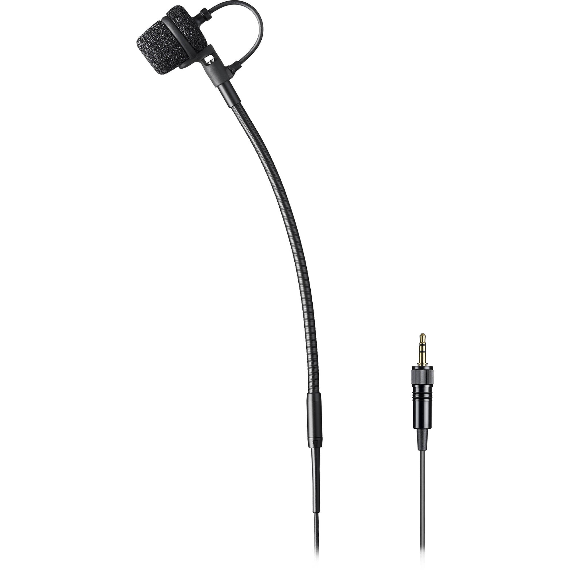 Audio-Technica ATM355VFCLM3 Cardioid Condenser Clip-on Instrument Microphone for Sennheiser (3.5mm)