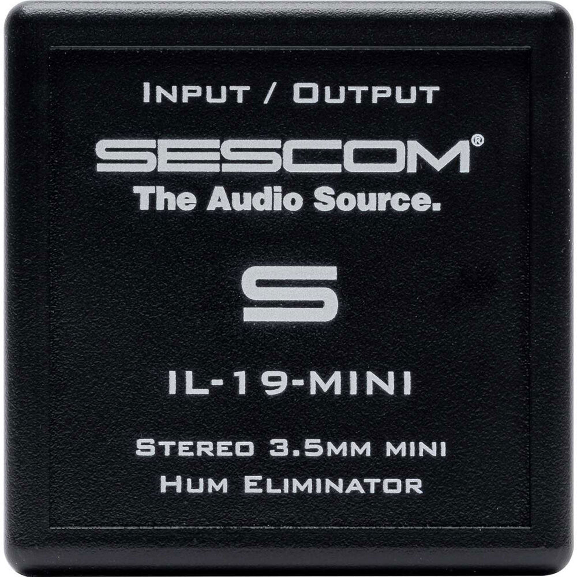 Sescom IL-19-MINI 3.5mm Stereo Mini I/O Hum Eliminator