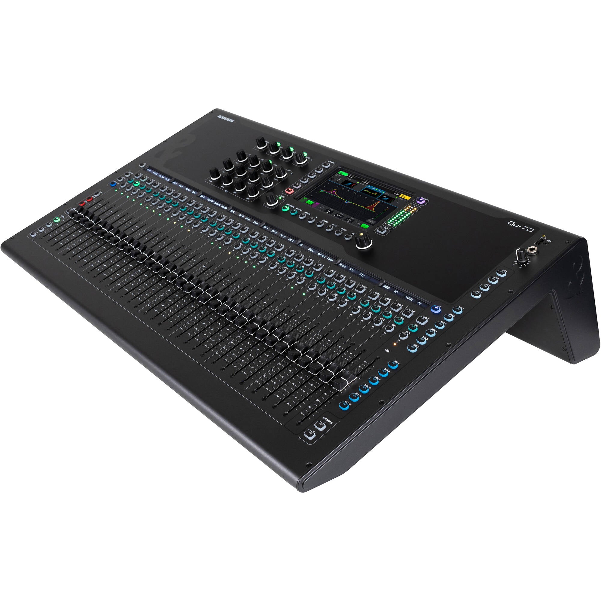 Allen & Heath Qu-7D 36-Channel / 12-Bus Digital Mixer with Dante and 33 Motorized Faders