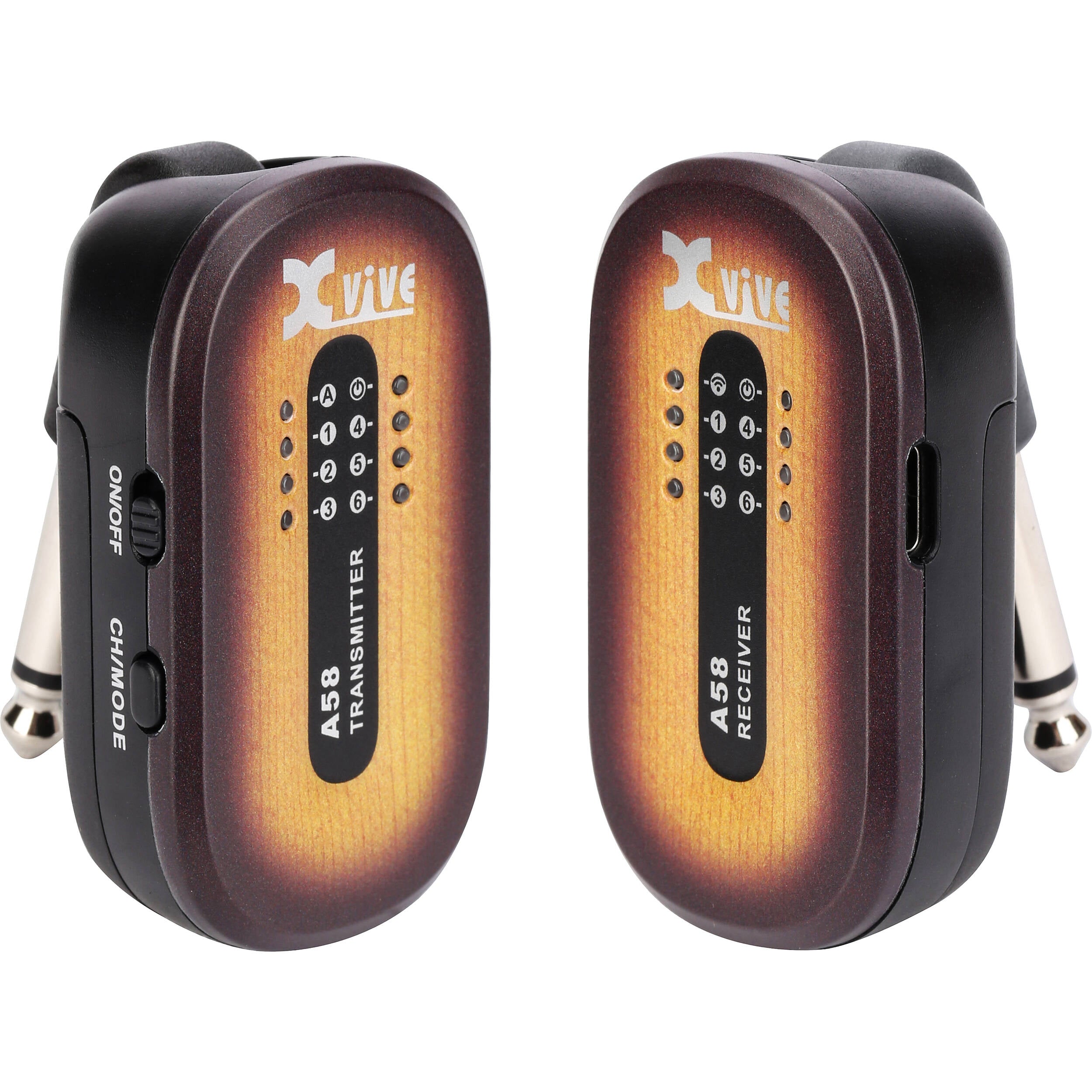 Xvive Audio A58 Wireless Guitar System (Sunburst)